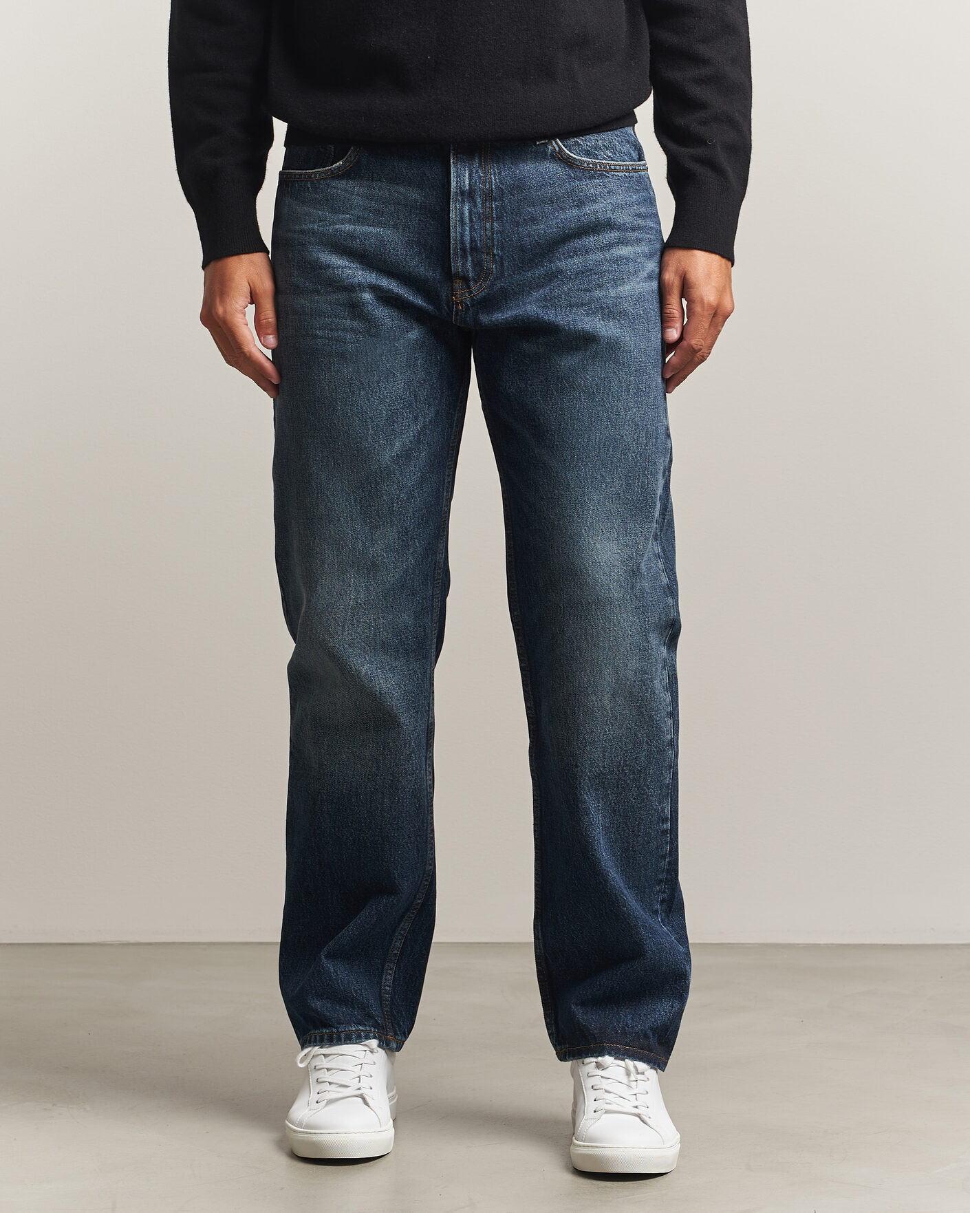 Men | Jeans | HUGO | 840 Regular Fit Jeans Navy
