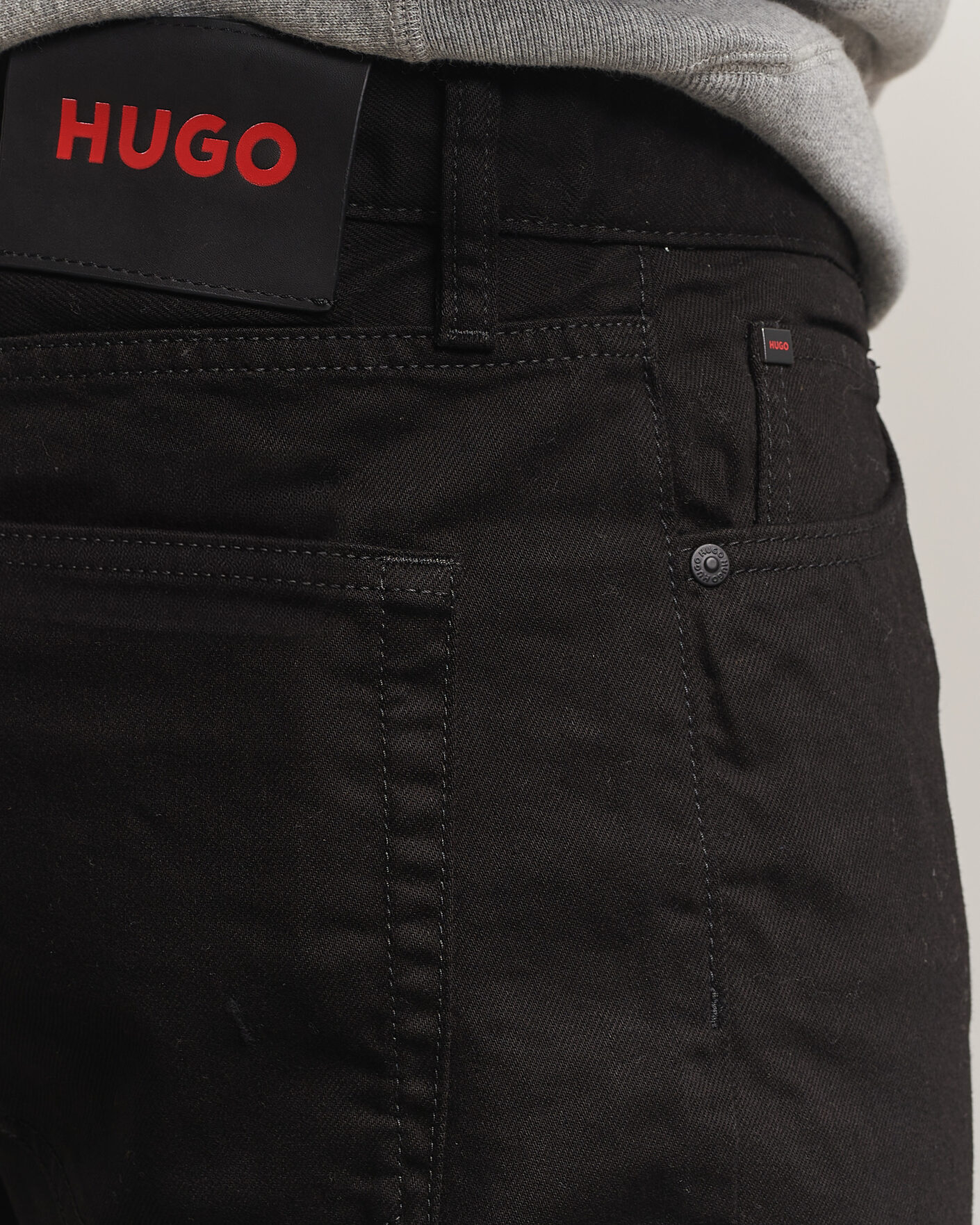 Men | Jeans | HUGO | 840 Regular Fit Jeans Black