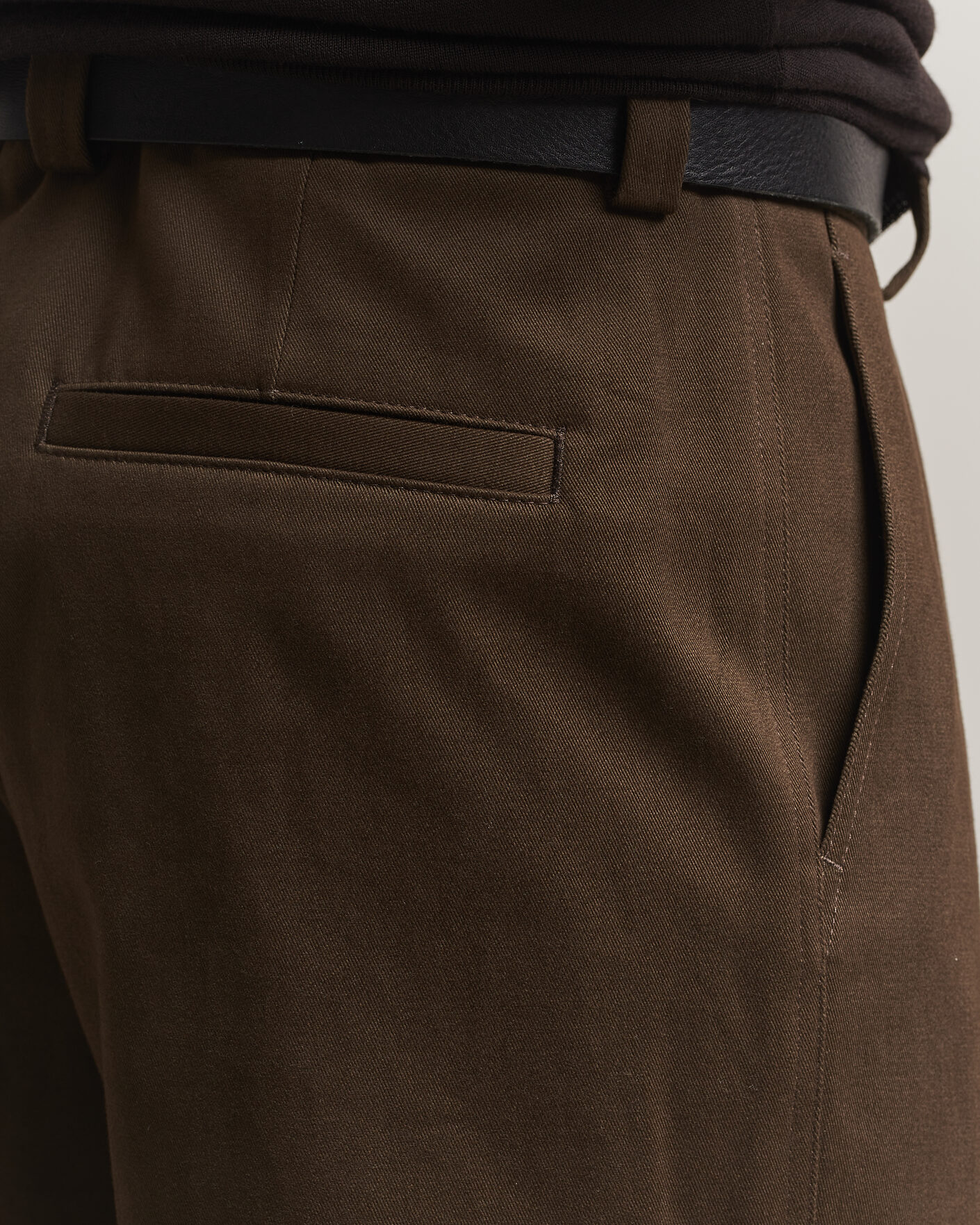 Men | Trousers | BOSS CAMEL | Pave Brushed Cotton Pleated Trousers Open Green