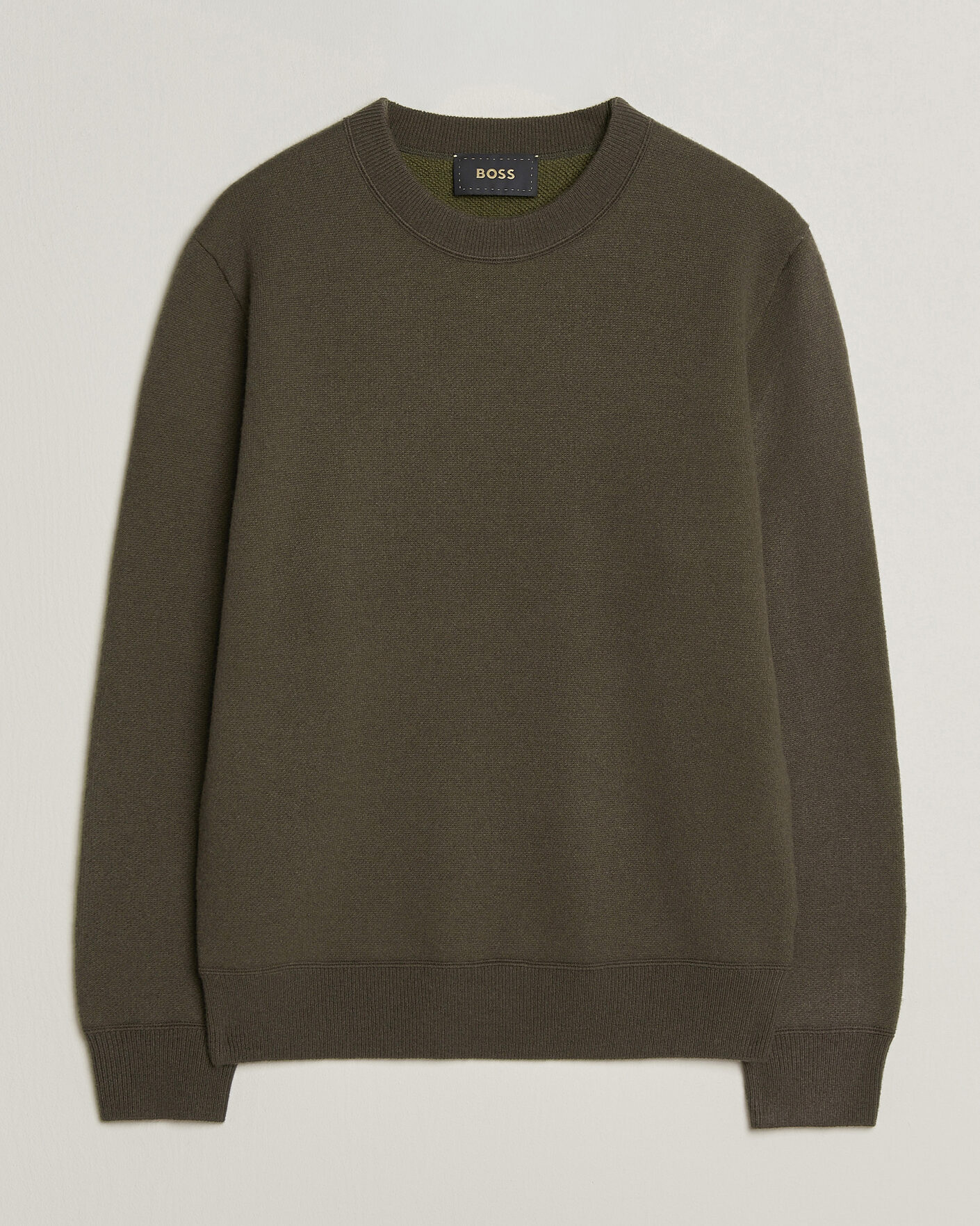 Men | Sweaters & Knitwear | BOSS CAMEL | Farrison Cashmere Knitted Sweater Open Green