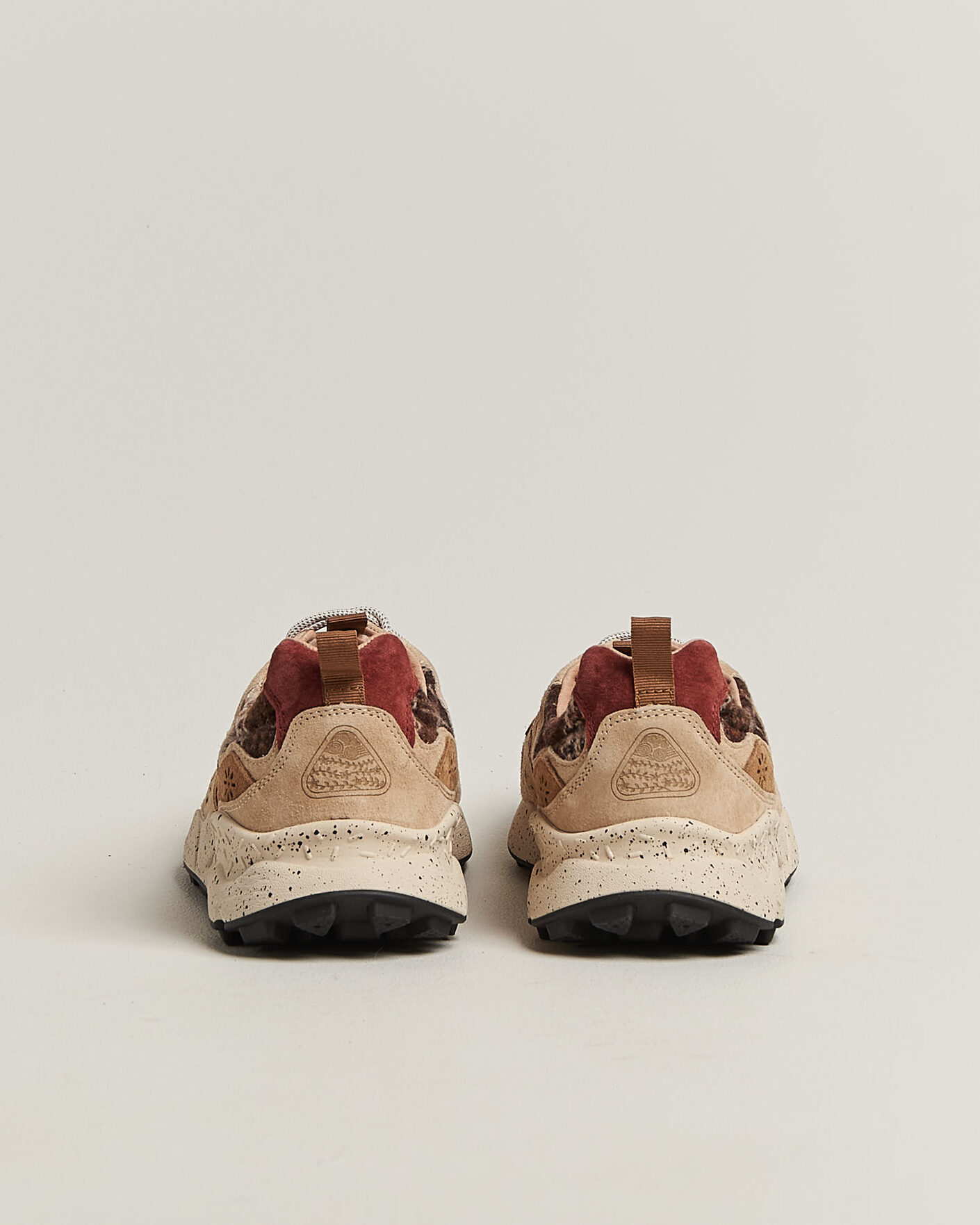 Men | Sneakers | Flower Mountain | Yamano 3 Suede/Wool Check Sneaker Brown