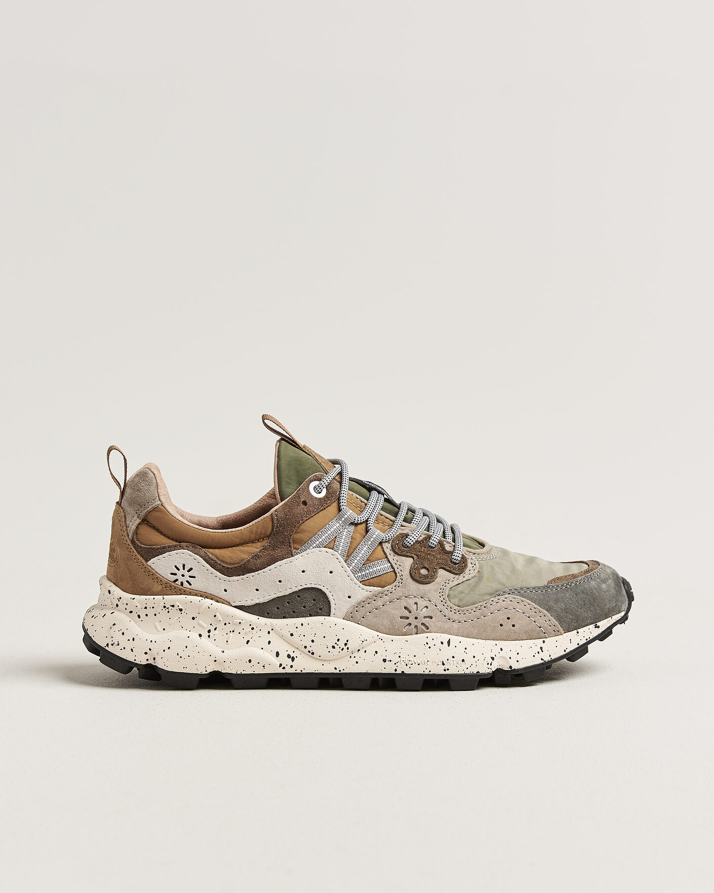 Flower Mountain Yamano 3 Suede/Nylon Sneaker Grey/Onion at