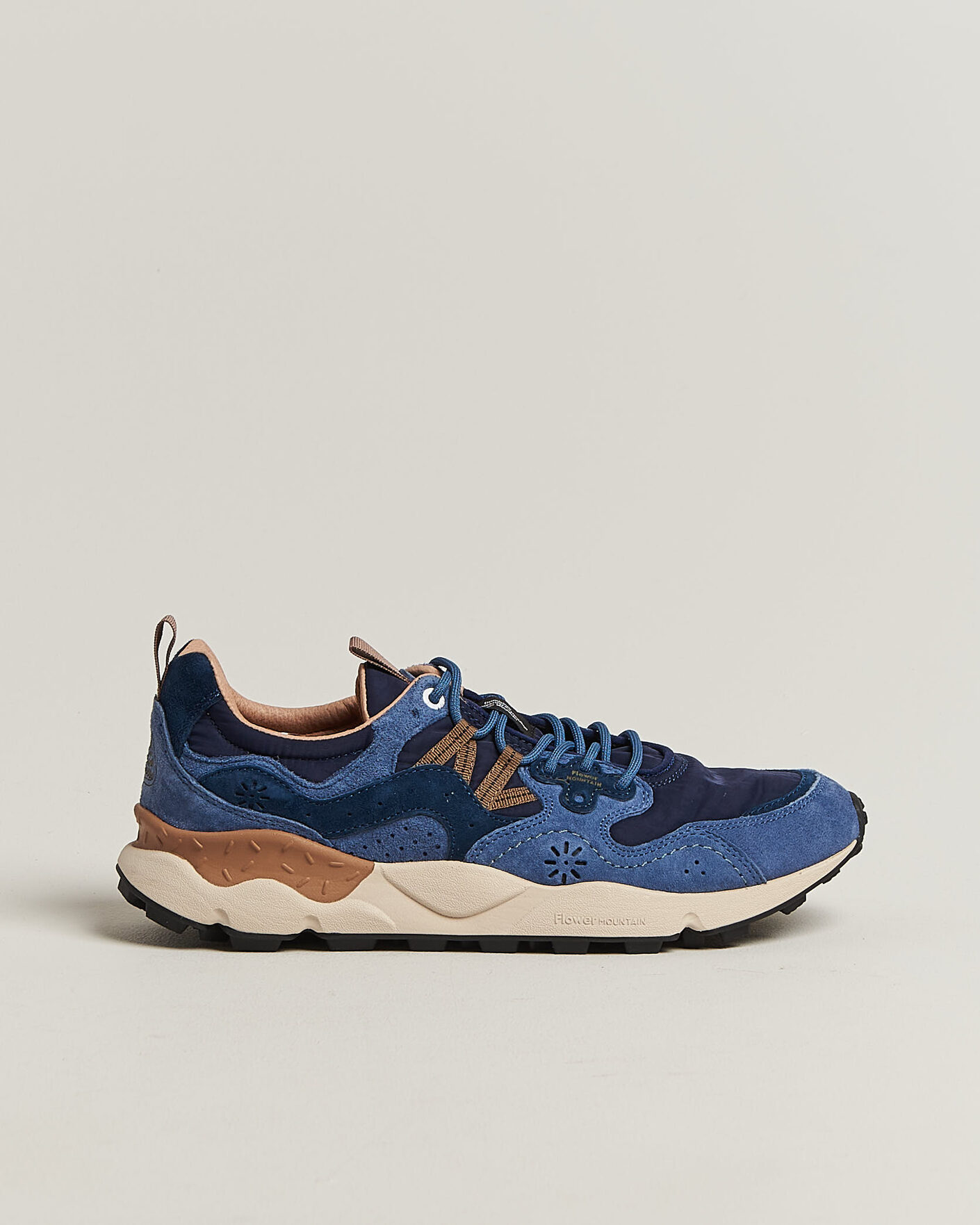Men | Sneakers | Flower Mountain | Yamano 3 Suede/Nylon Sneaker Navy/Blue