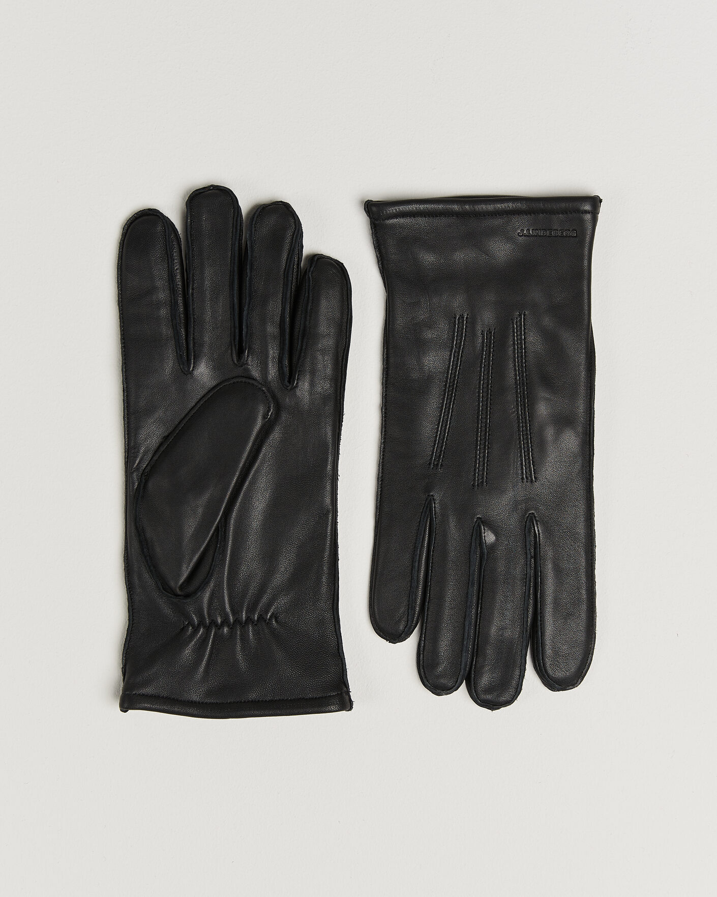 Men | Gloves | J.Lindeberg | Milo Leather Glove Black