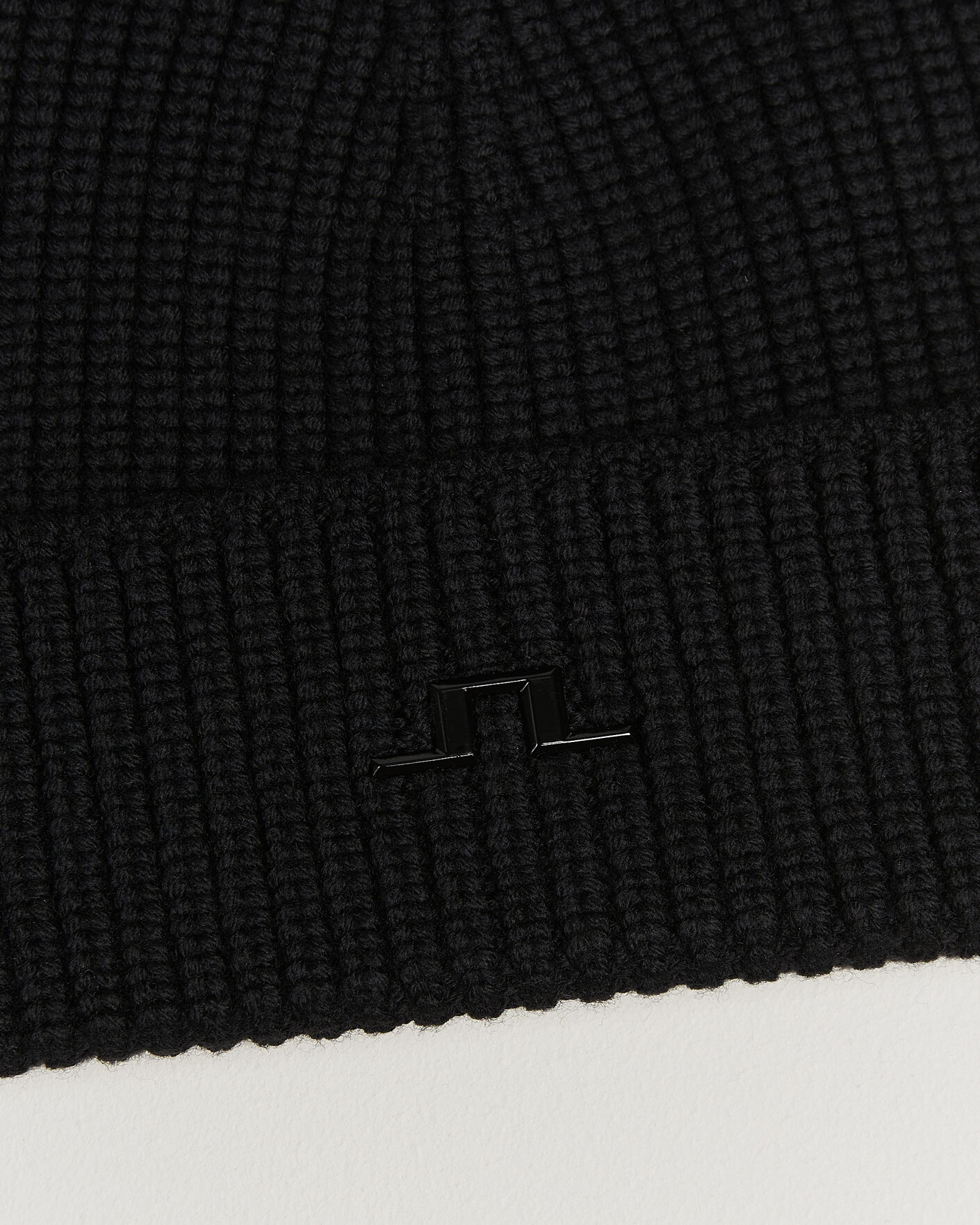 Men | Beanies | J.Lindeberg | Merino Beanie Black