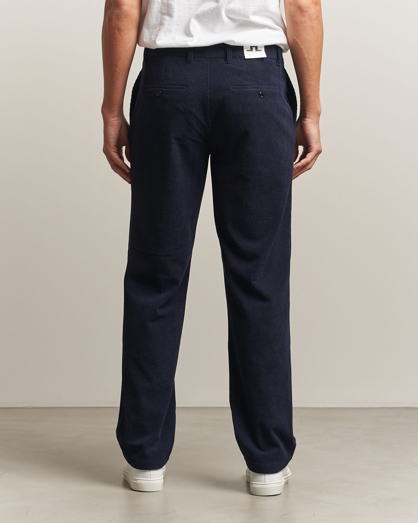 J.Lindeberg Logan Drape Cord Pants JL Navy at CareOfCarl.com