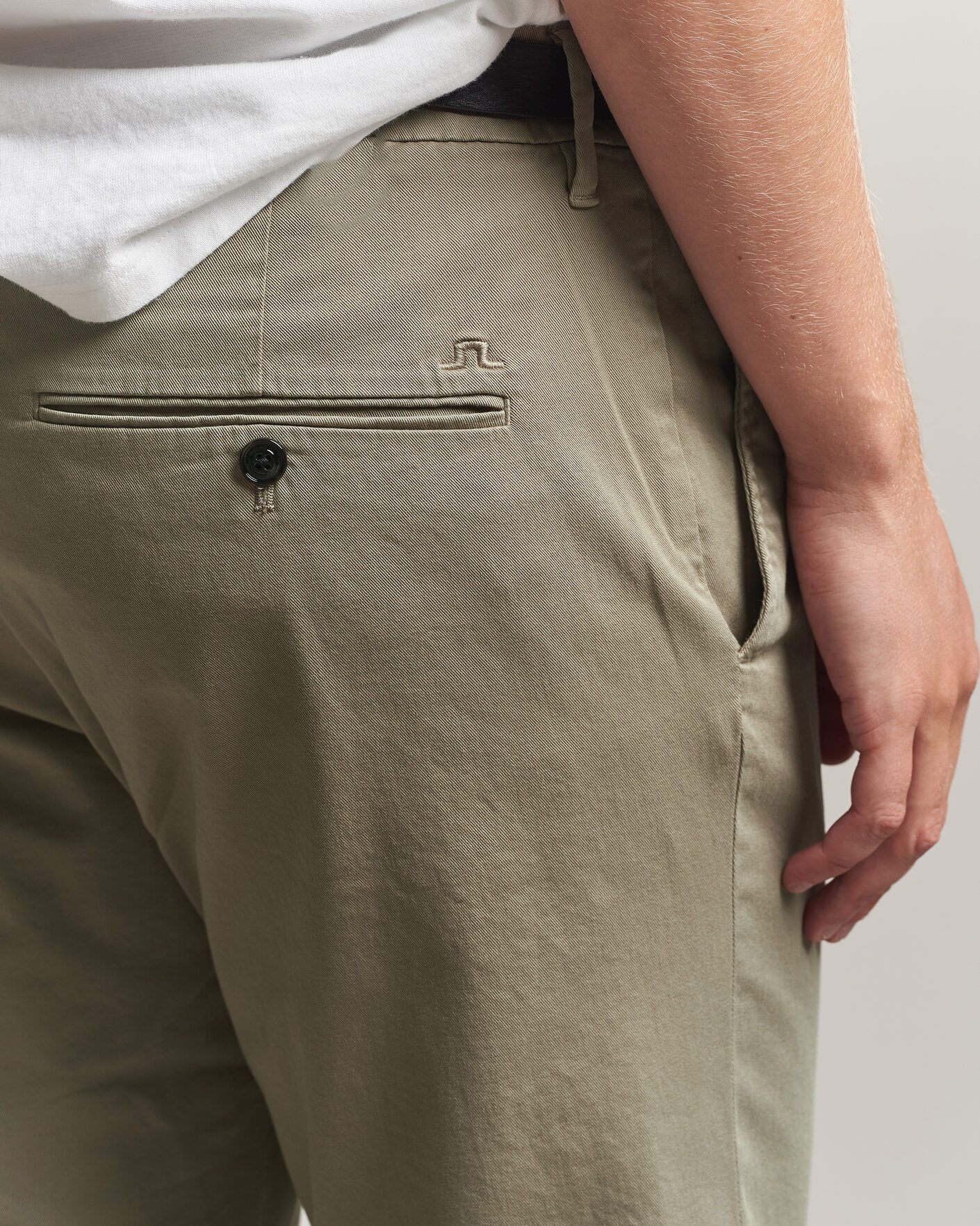 Men | Trousers | J.Lindeberg | Chaze Cotton Stretch Pants Brindle