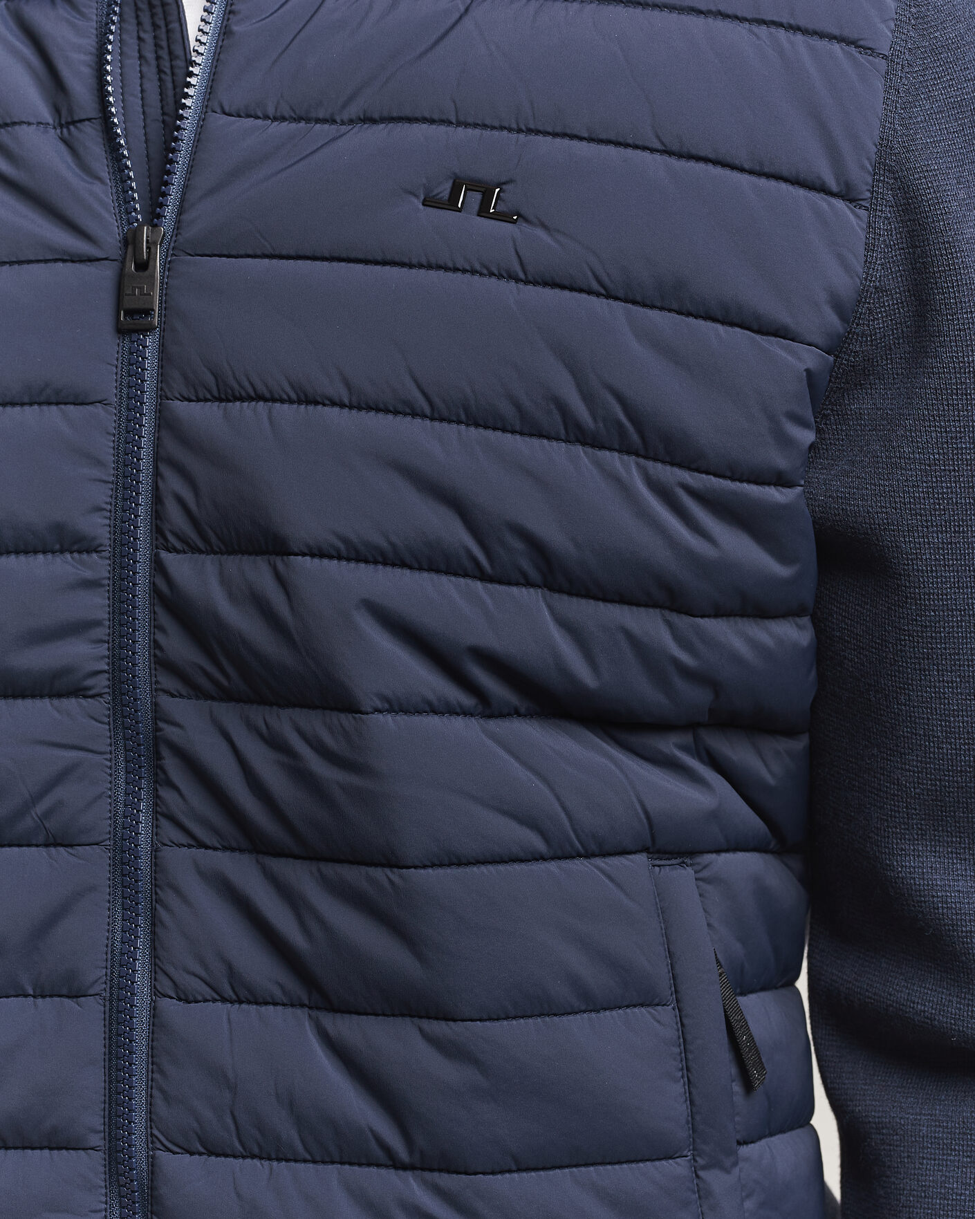Men | Coats & Jackets | J.Lindeberg | Boen Hybrid Jacket JL Navy