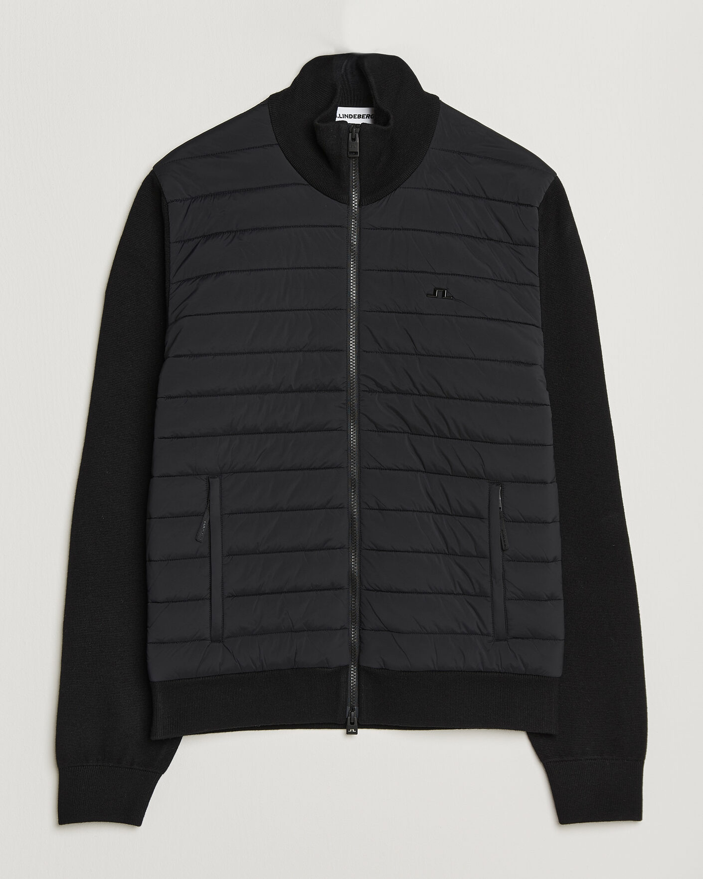 Men | Coats & Jackets | J.Lindeberg | Boen Hybrid Jacket Black