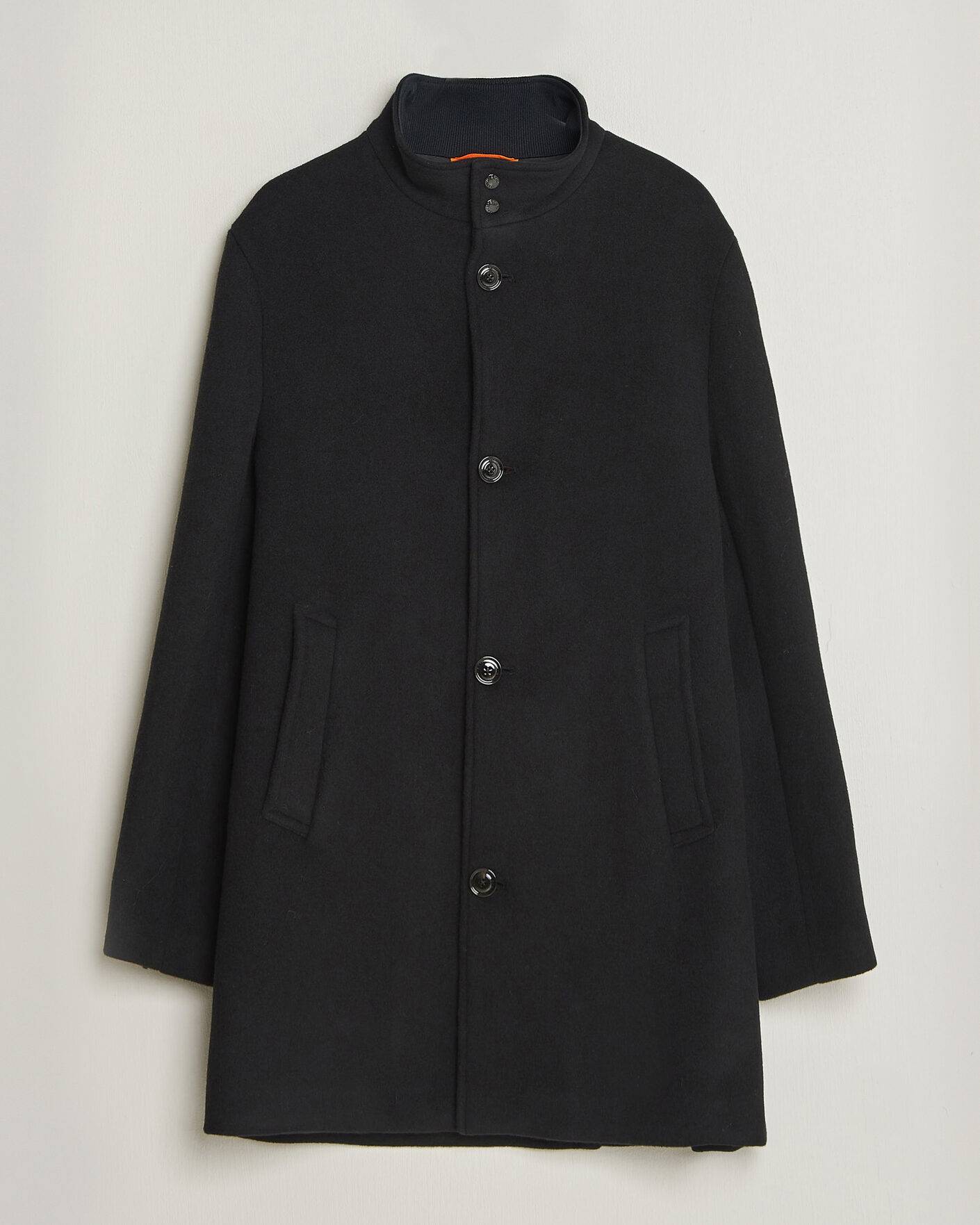 Men | Coats & Jackets | J.Lindeberg | Lexon Wool Coat Black