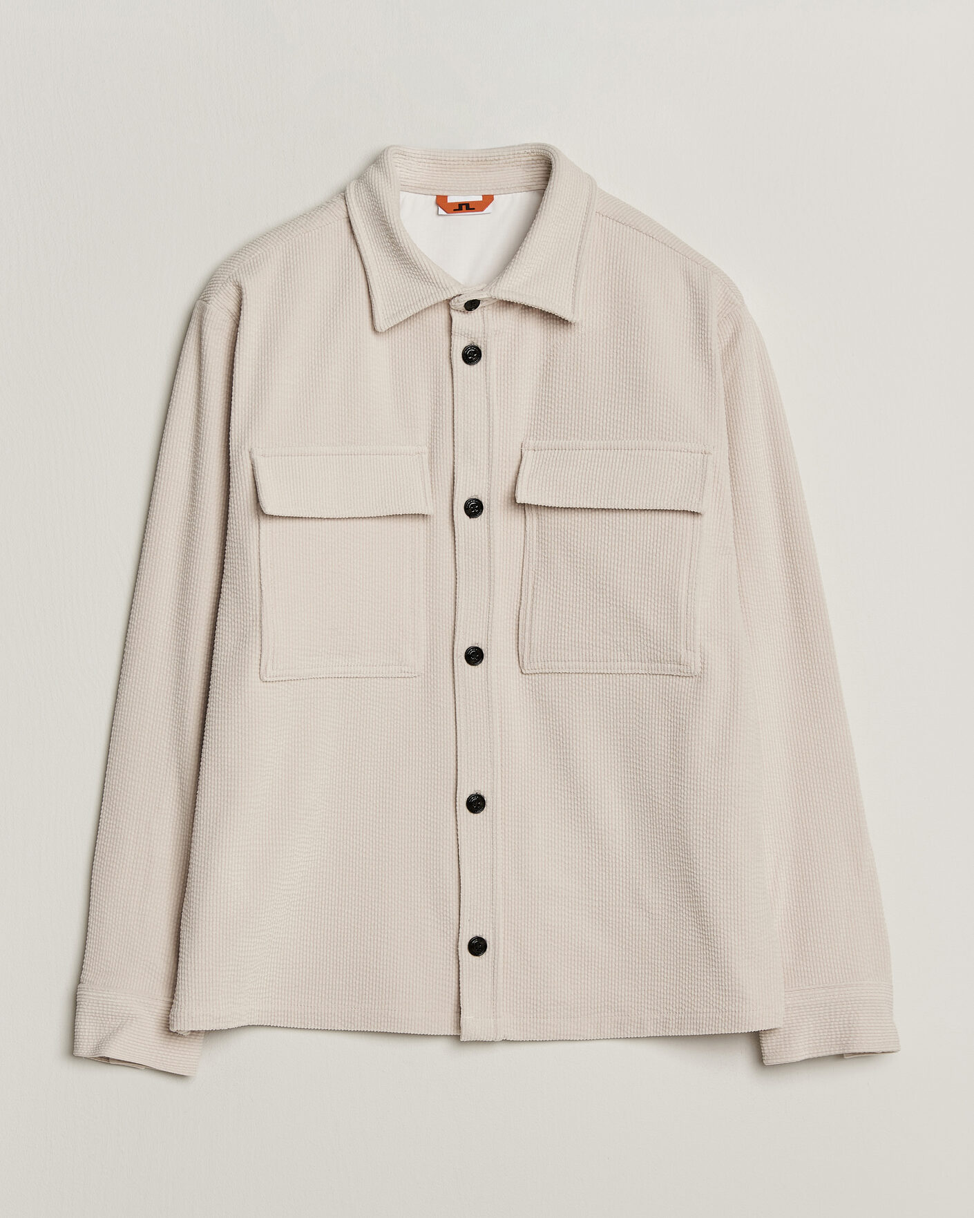 Men | Shirts | J.Lindeberg | Finnigan Drape Cord Overshirt Moonbeam