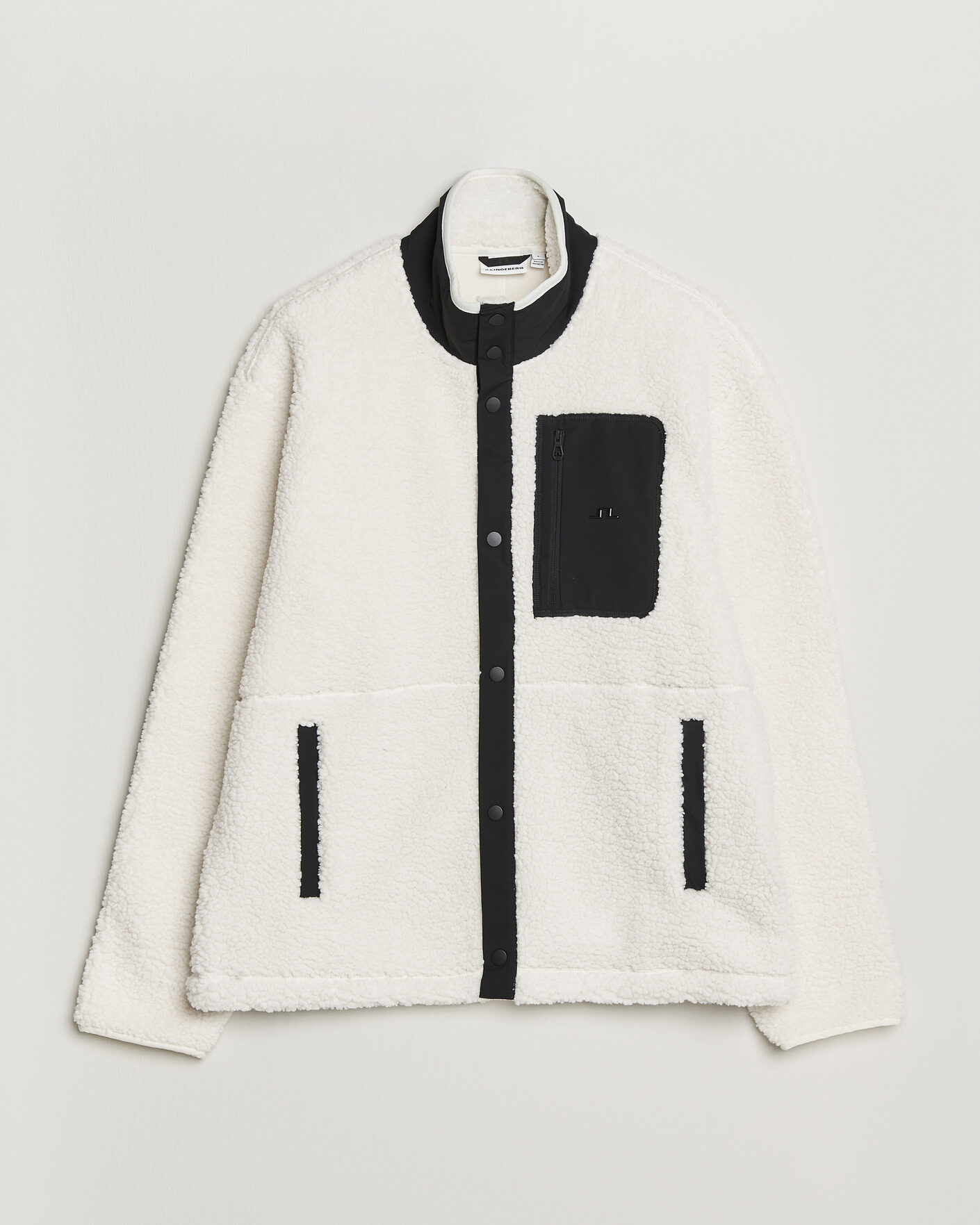 Men | Sweaters & Knitwear | J.Lindeberg | Marshall Pile Full Zip Tofu
