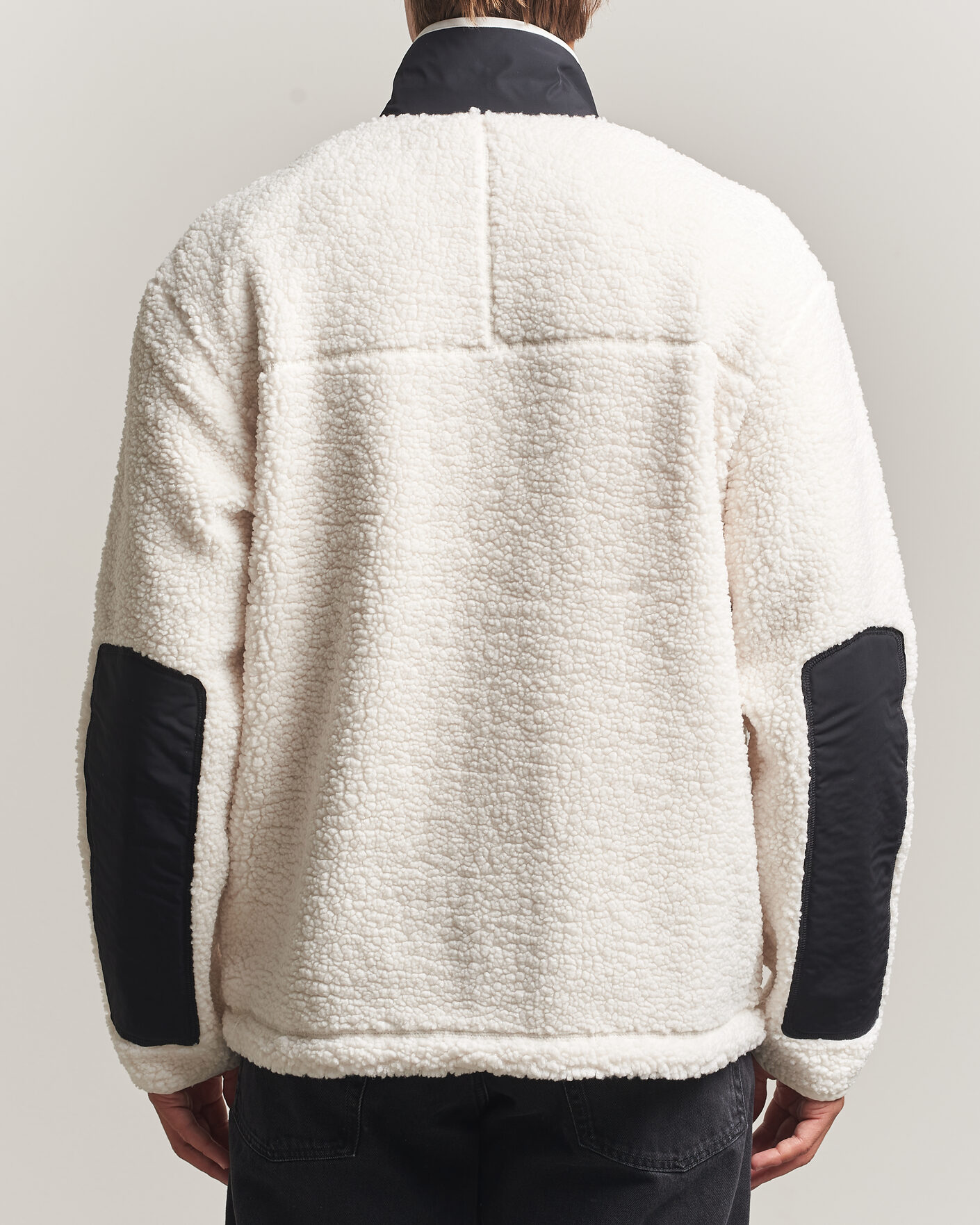 Men | Sweaters & Knitwear | J.Lindeberg | Marshall Pile Full Zip Tofu