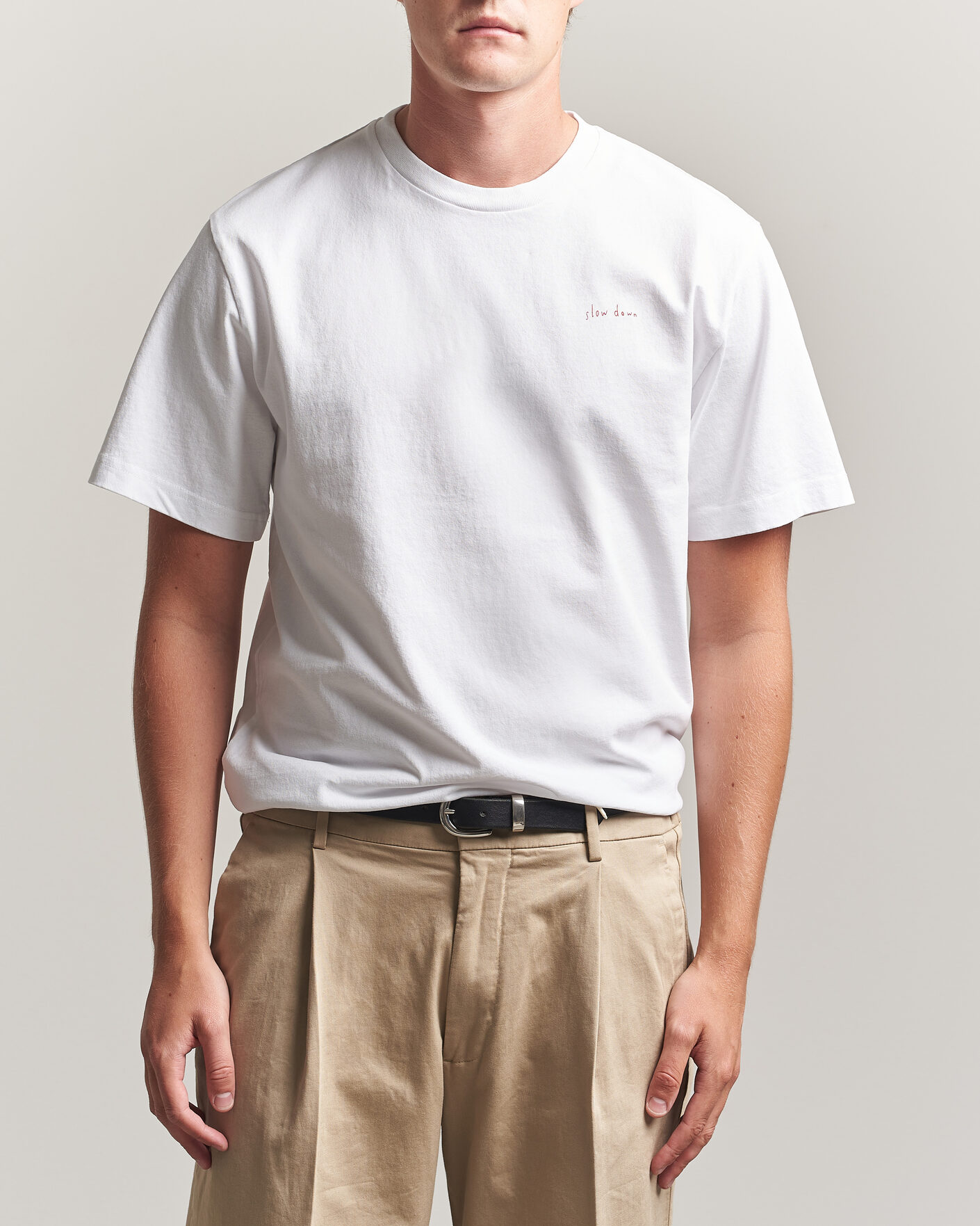 Men | T-Shirts | Forét | Haze T-Shirt White