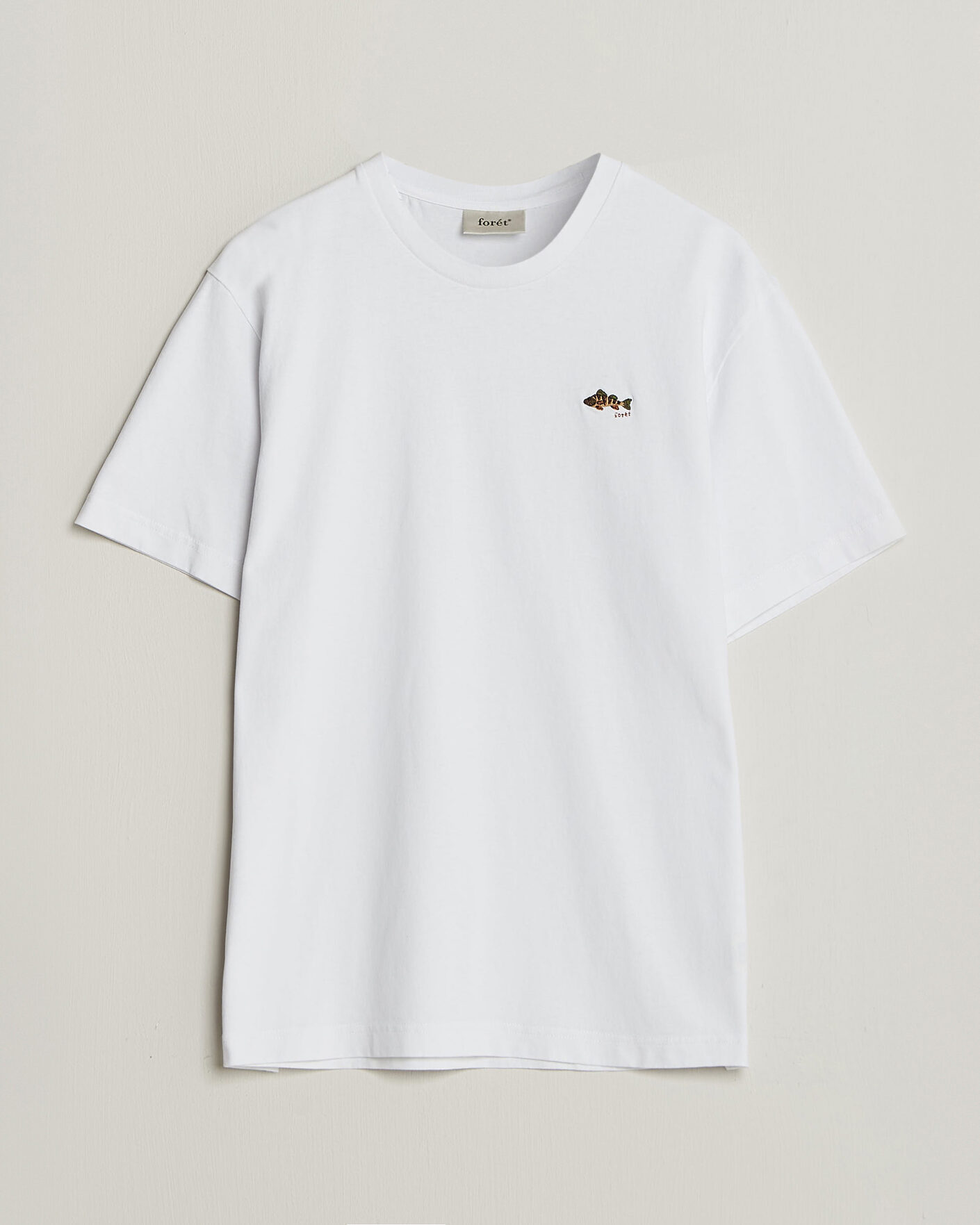 Men | T-Shirts | Forét | Perch T-Shirt White