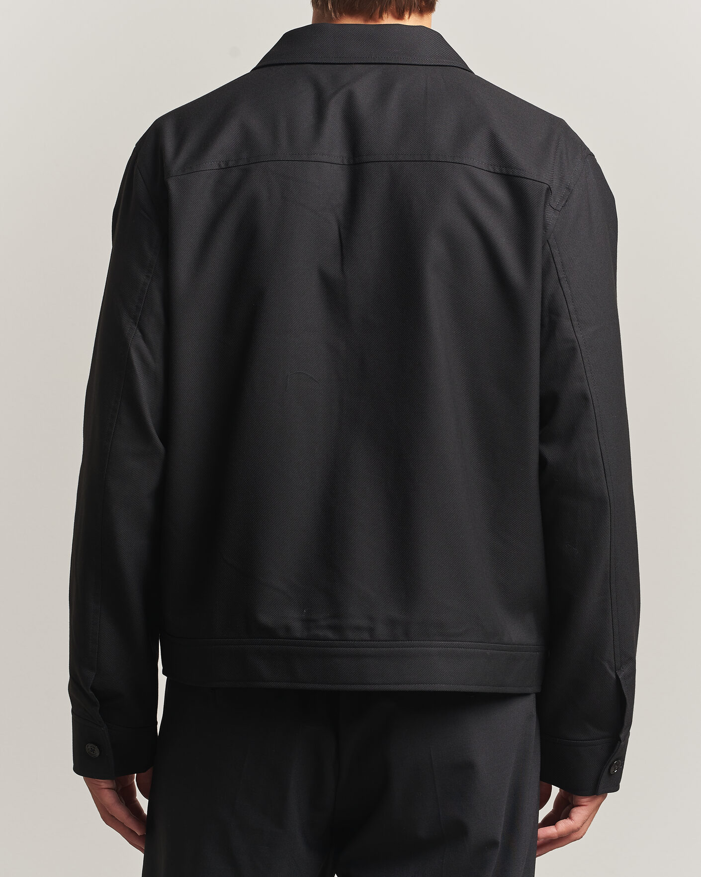 Men | Coats & Jackets | J.Lindeberg | Jevin Brushed Twill Jacket Black
