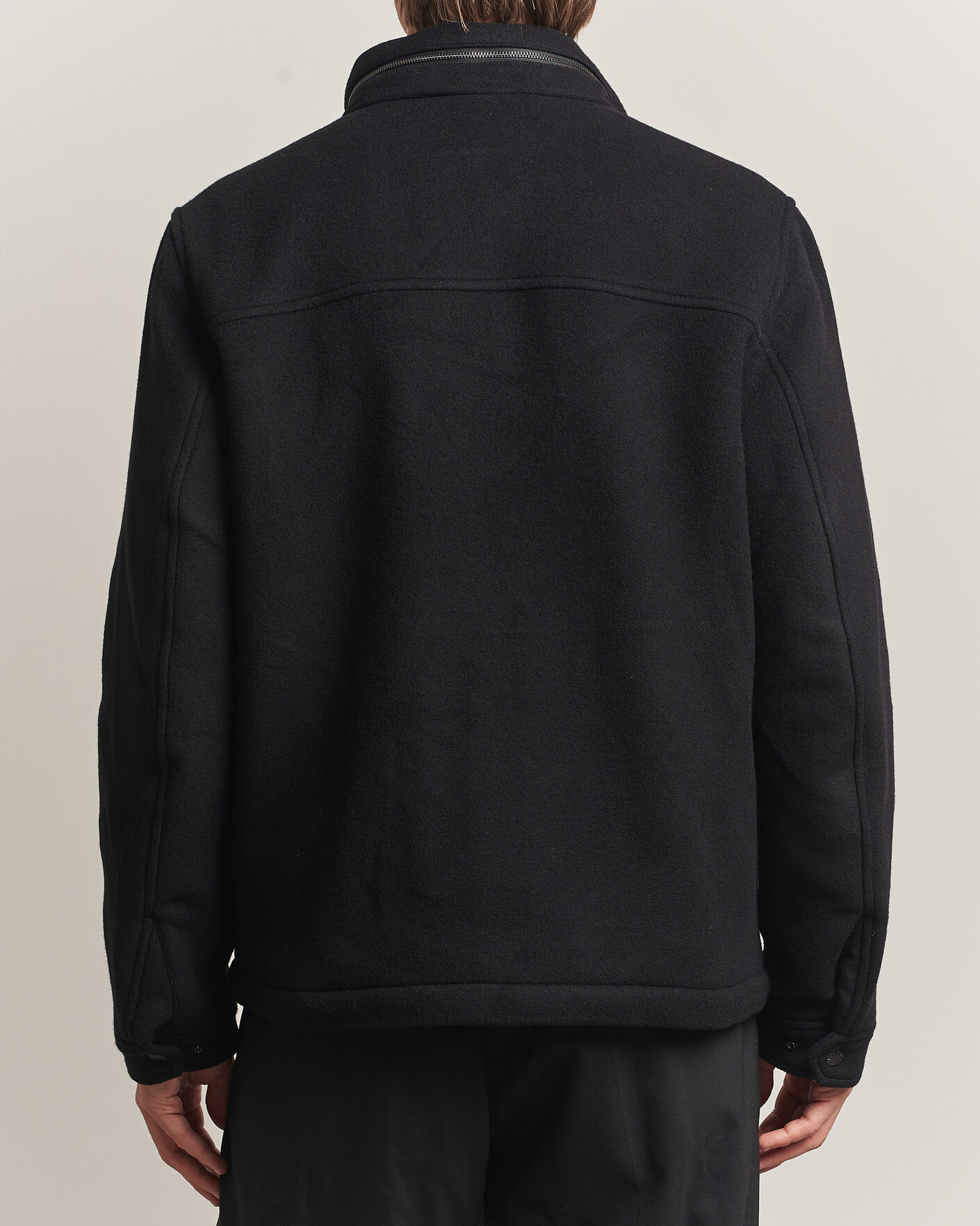 Men | Coats & Jackets | J.Lindeberg | Bailey Wool Field Jacket Black