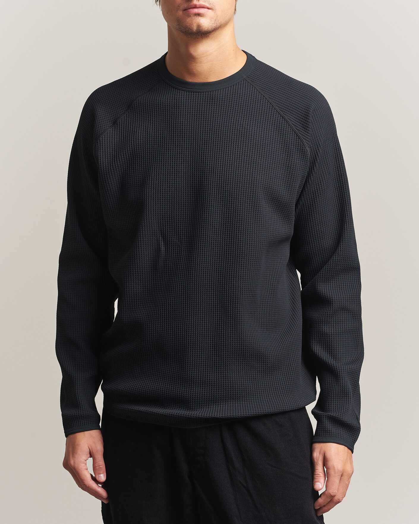 Men | T-Shirts | Goldwin | WF Light Long Sleeve T-Shirt Black