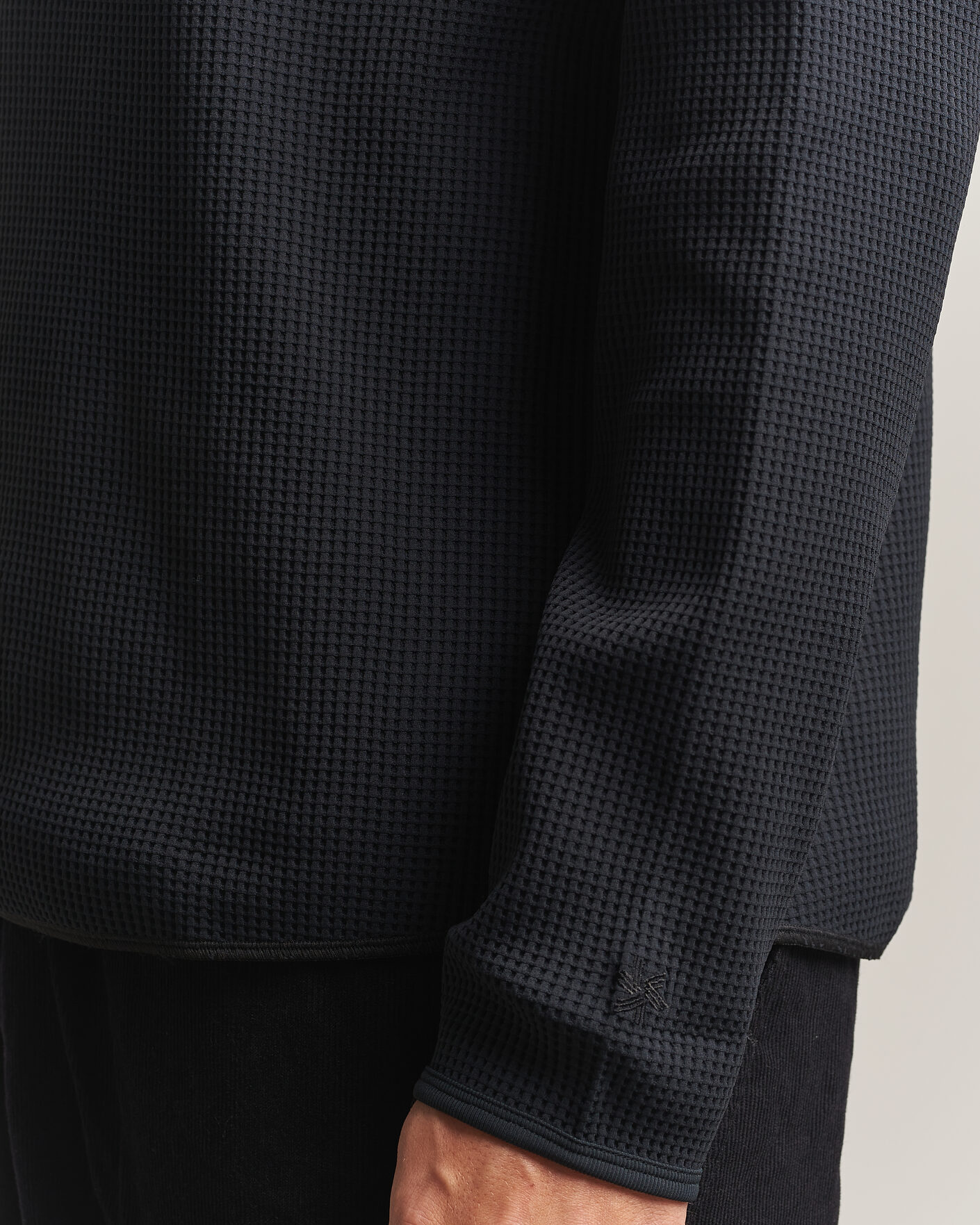 Men | T-Shirts | Goldwin | WF Light Long Sleeve T-Shirt Black