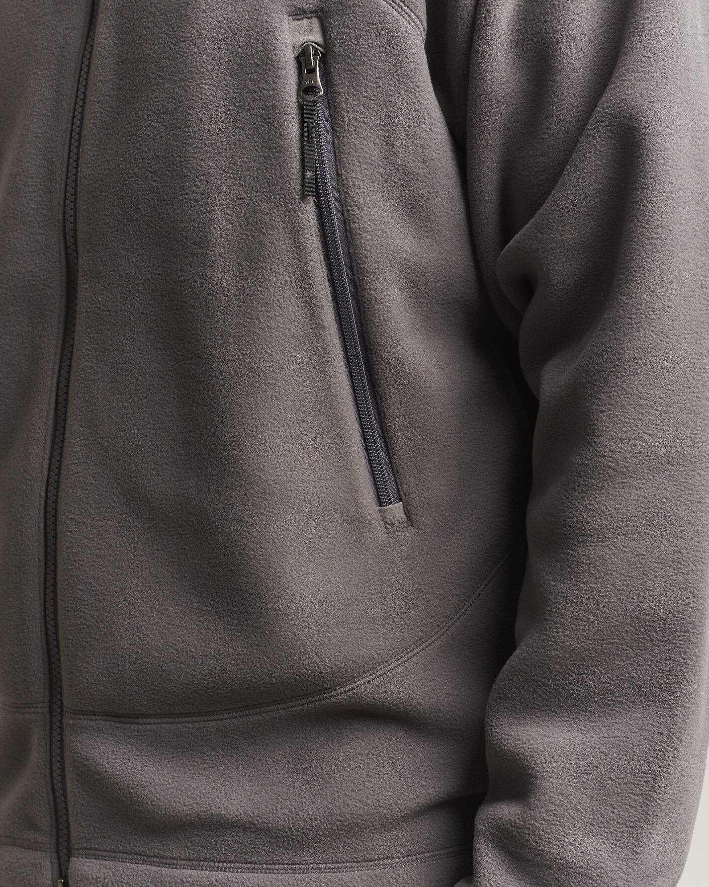 Men | Sweaters & Knitwear | Goldwin | Polartec Fleece Jacket Lunar Gray