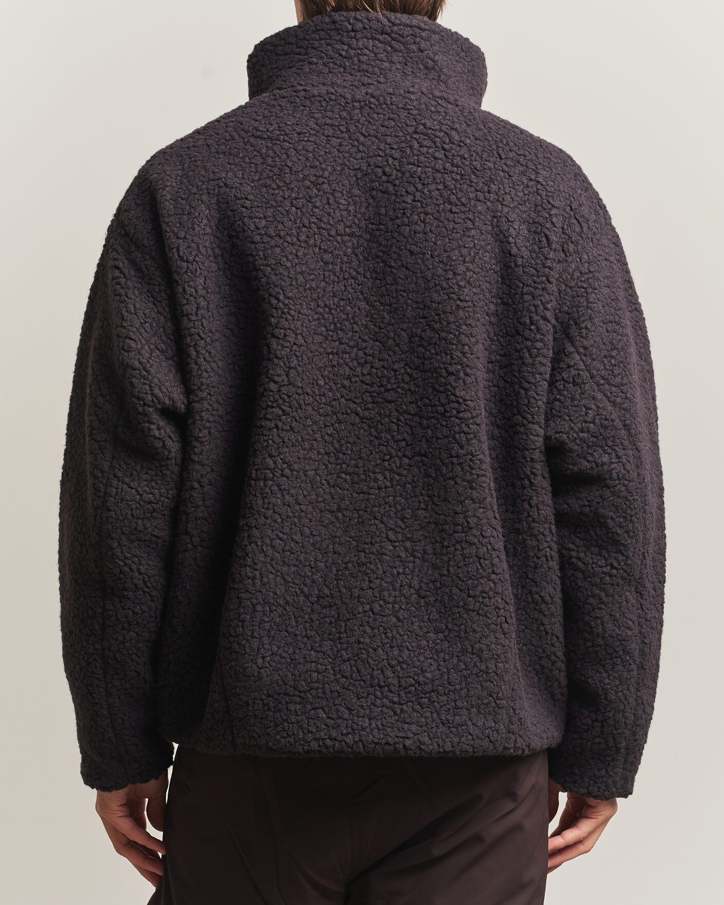 Men | Sweaters & Knitwear | Goldwin | Deep Pile Fleece Jacket Espresso