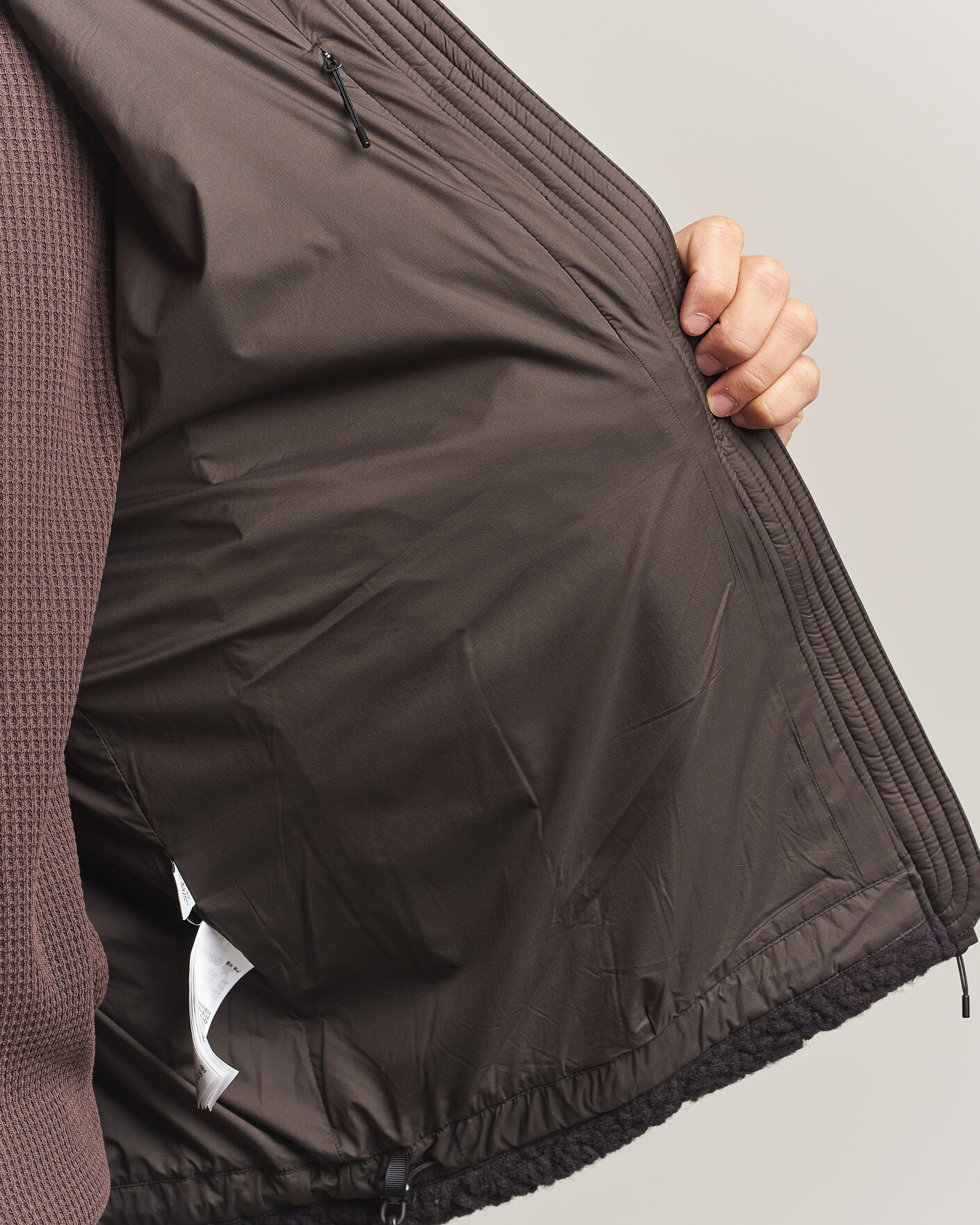 Men | Sweaters & Knitwear | Goldwin | Deep Pile Fleece Jacket Espresso