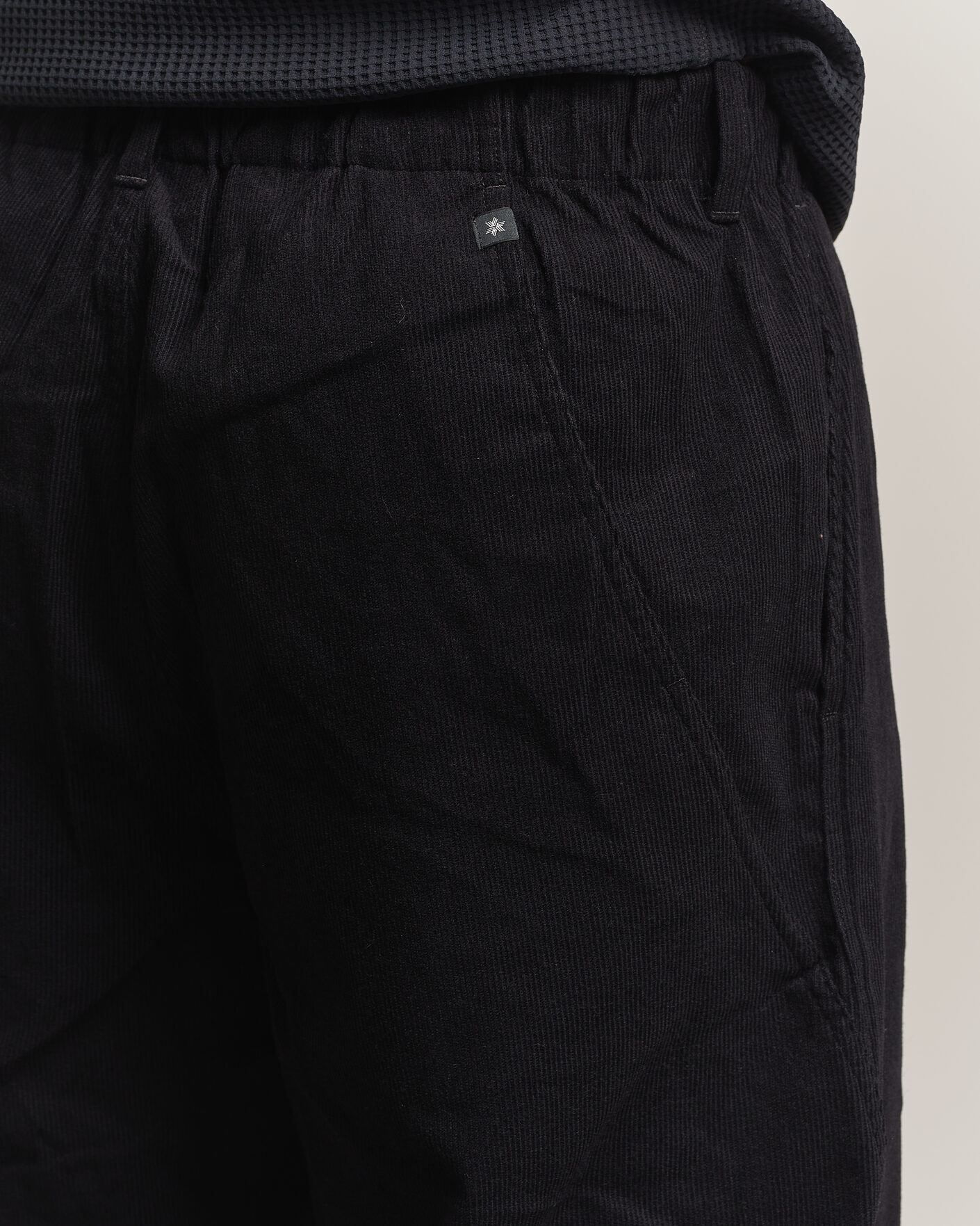 Men | Trousers | Goldwin | Corduroy Straight Pants Black