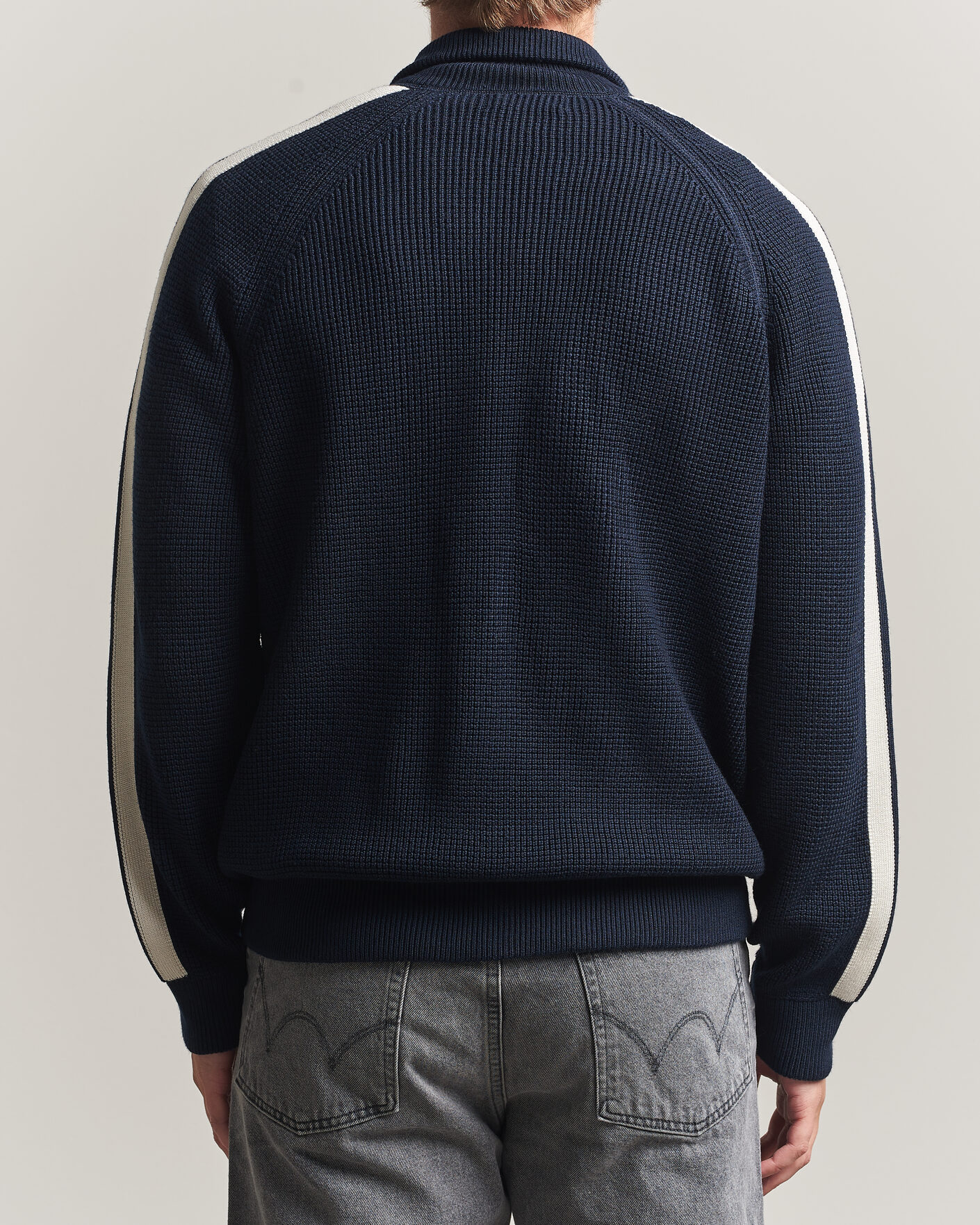 Men | Sweaters & Knitwear | J.Lindeberg | Craig Knitted Full Zip JL Navy