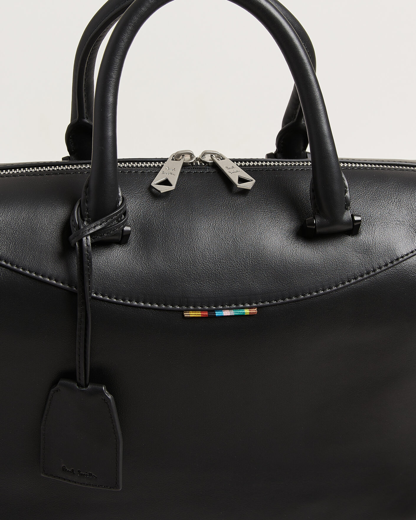 Men | Bags | Paul Smith | Leather Briefcase Black