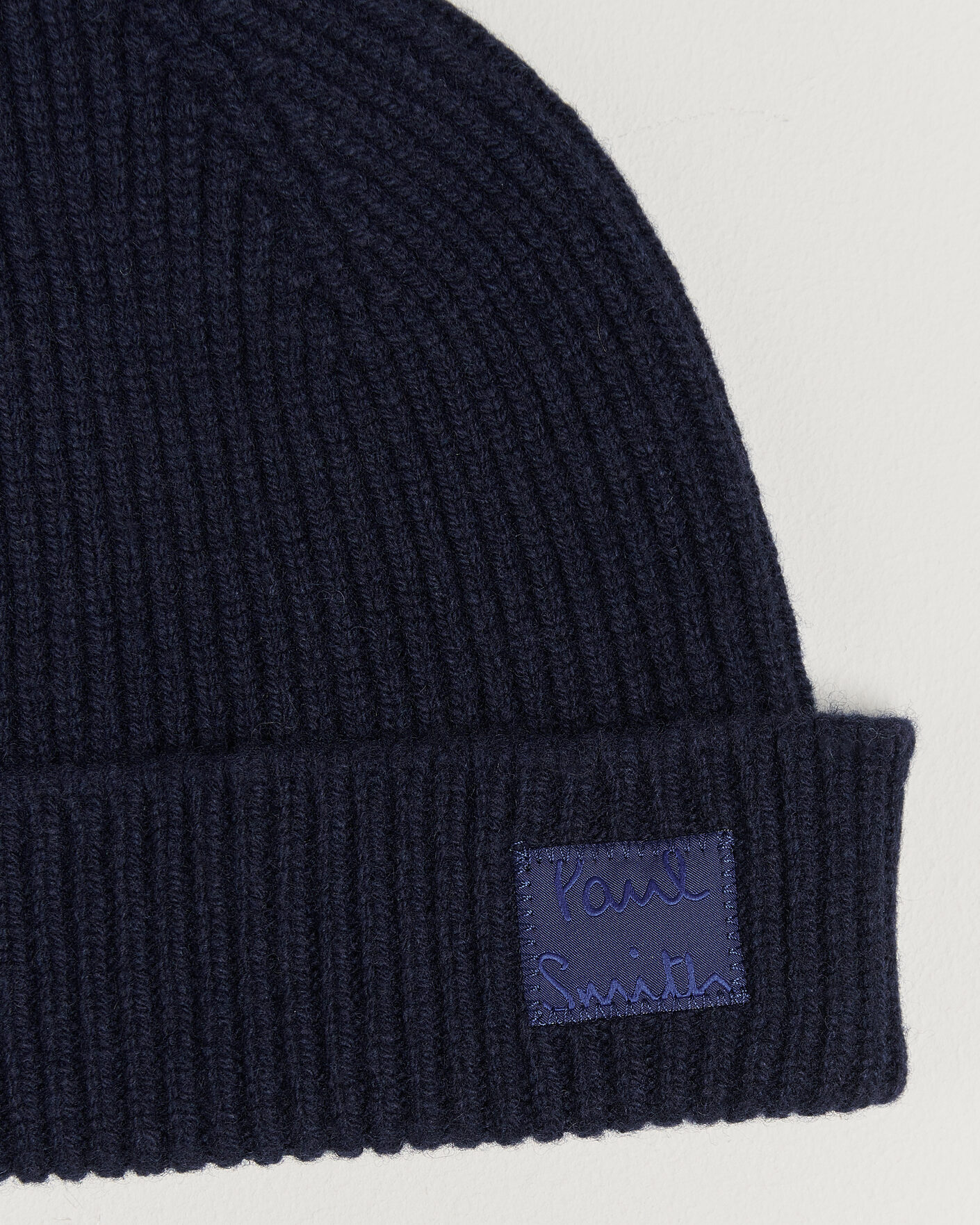 Men | Beanies | Paul Smith | Cashmere Beanie Navy