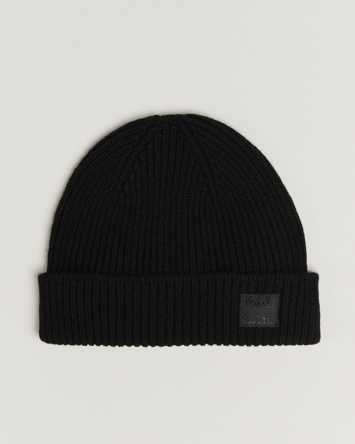 Men | Beanies | Paul Smith | Cashmere Beanie Black