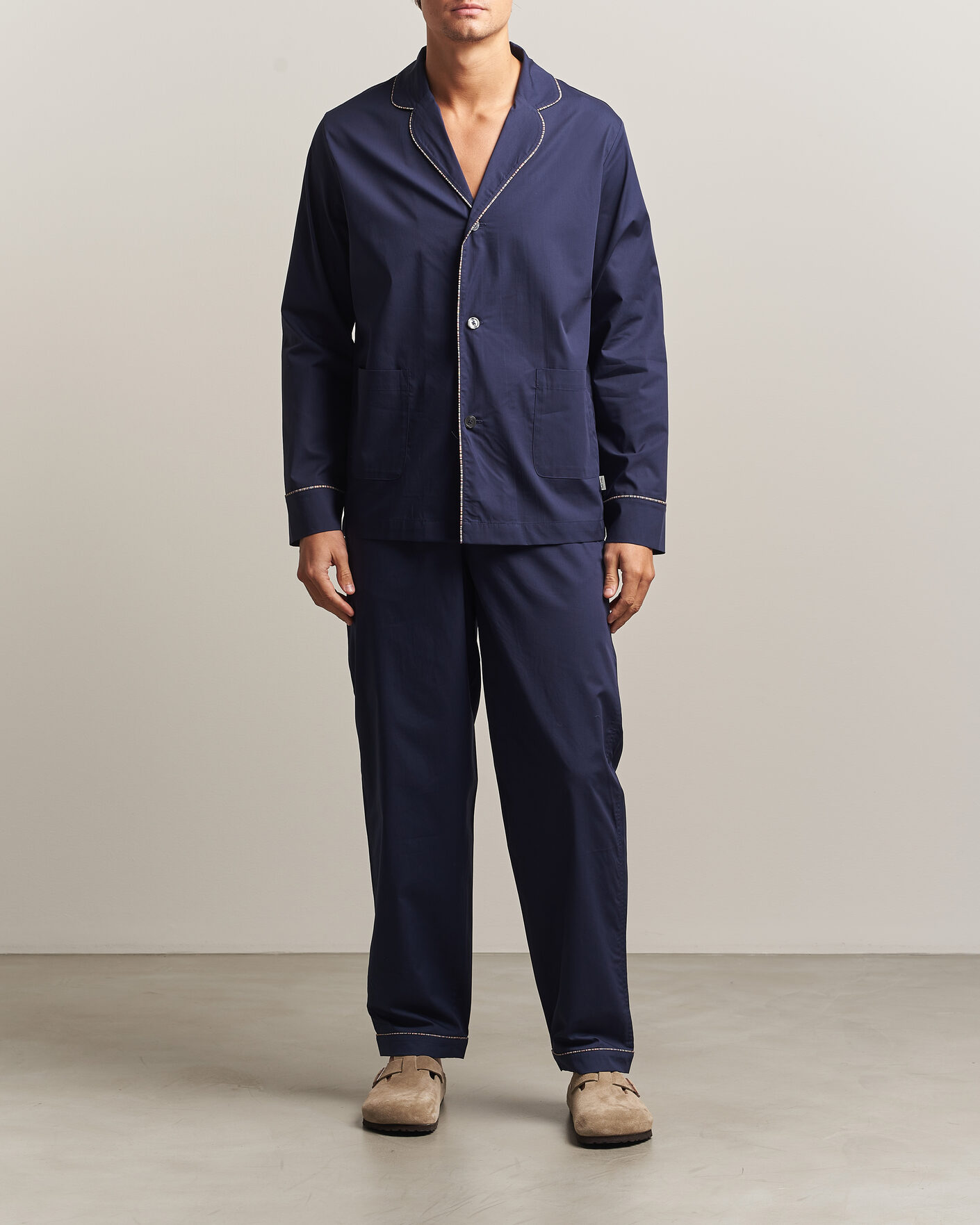 Men | Pyjamas & Robes | Paul Smith | Signature Piped Pyjama Set Navy