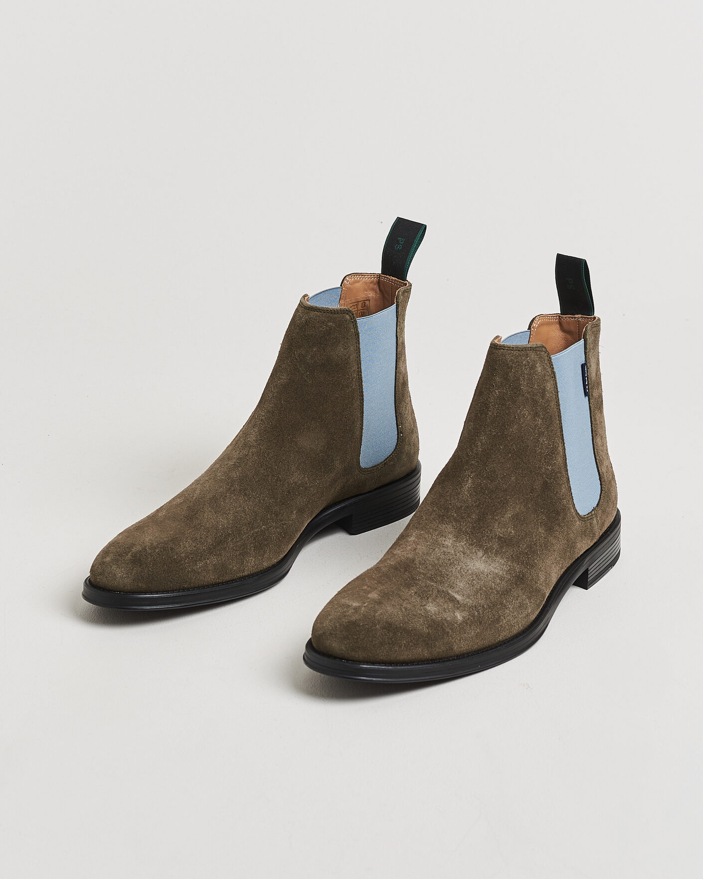Men | Boots | PS Paul Smith | Augustus Suede Chelsea Boot Khaki
