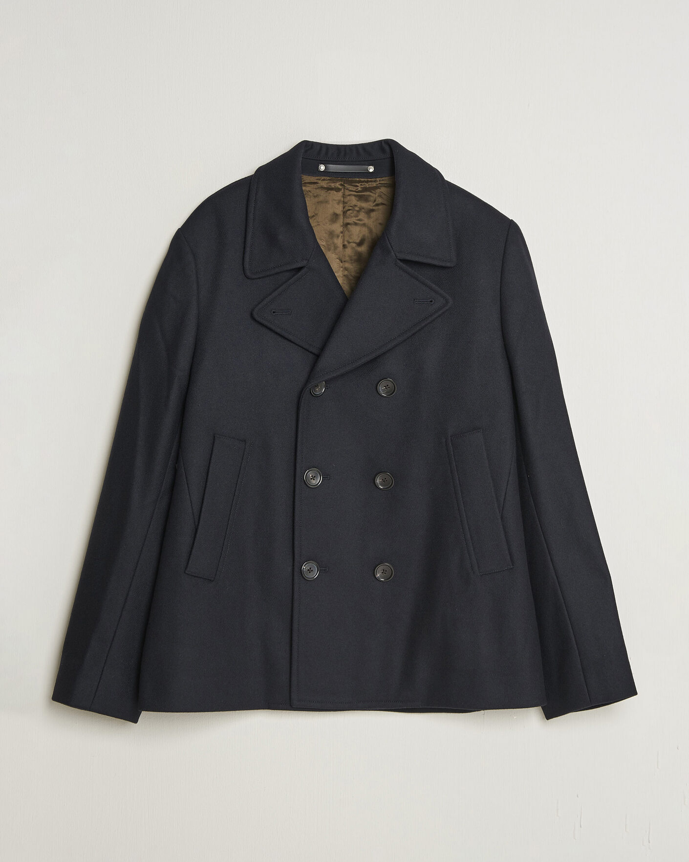 PS Paul Smith Wool Peacoat Navy at CareOfCarl.com
