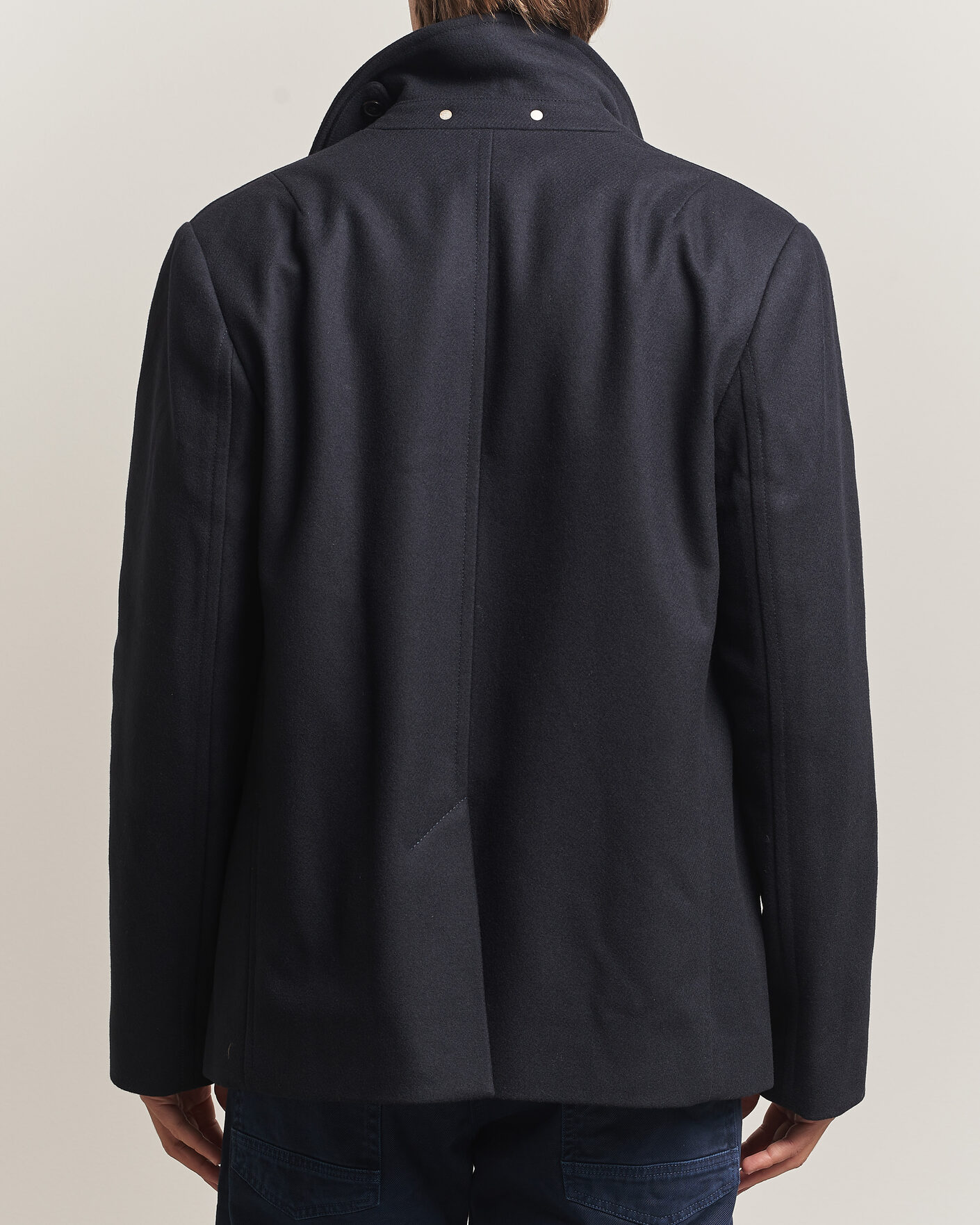 Men | Coats & Jackets | PS Paul Smith | Wool Peacoat Navy