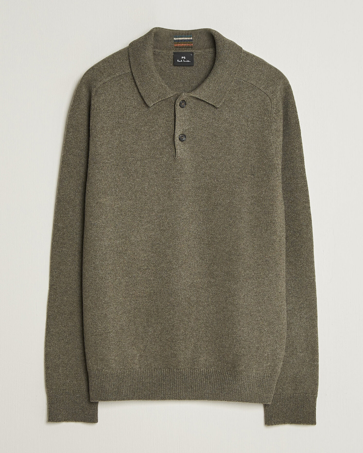 Men | Sweaters & Knitwear | PS Paul Smith | Wool Knitted Polo Green
