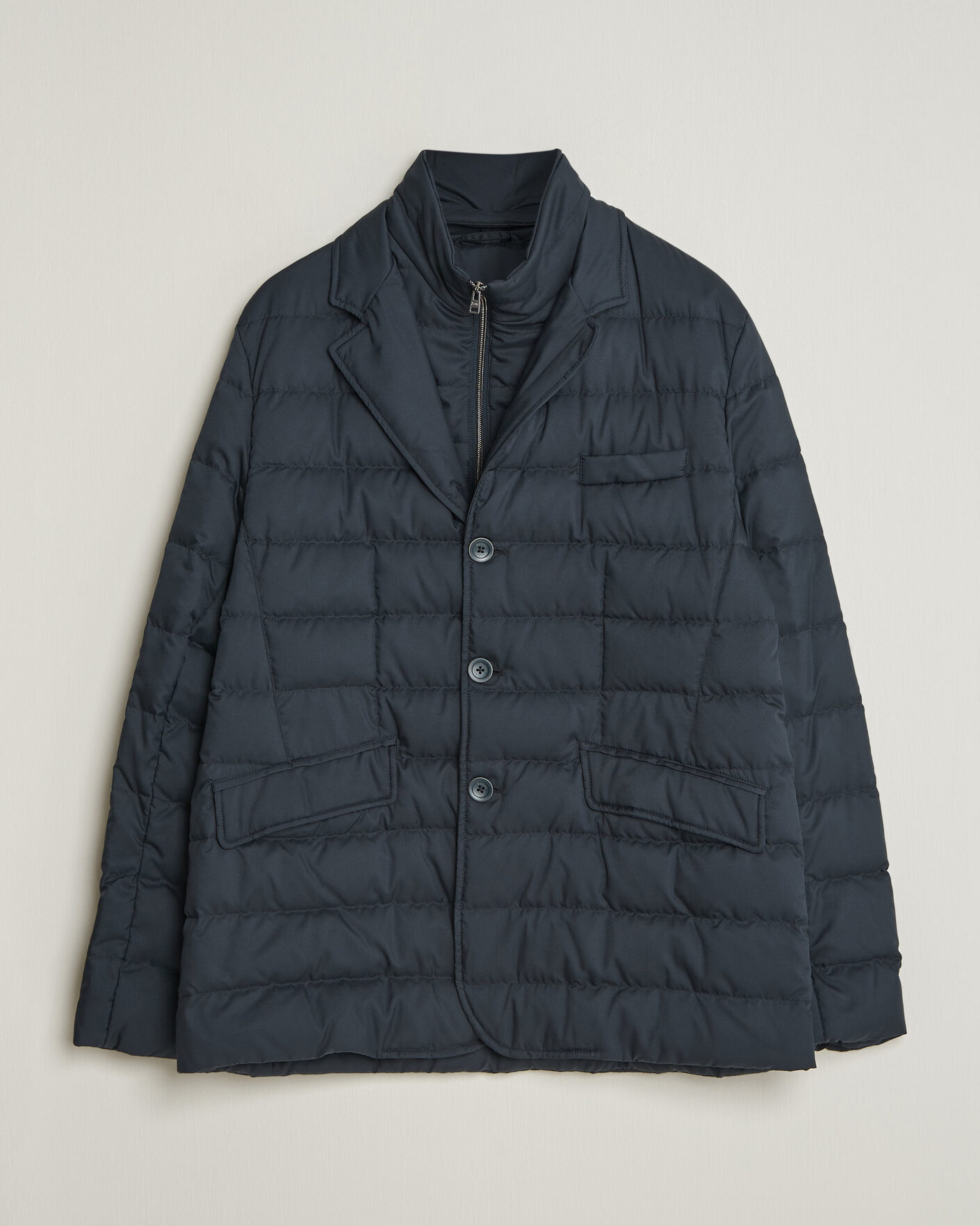 Men | Coats & Jackets | Herno | Nylon Down Blazer Navy
