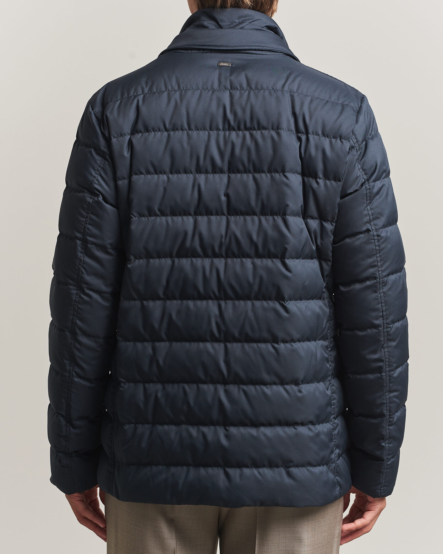 Men | Coats & Jackets | Herno | Nylon Down Blazer Navy