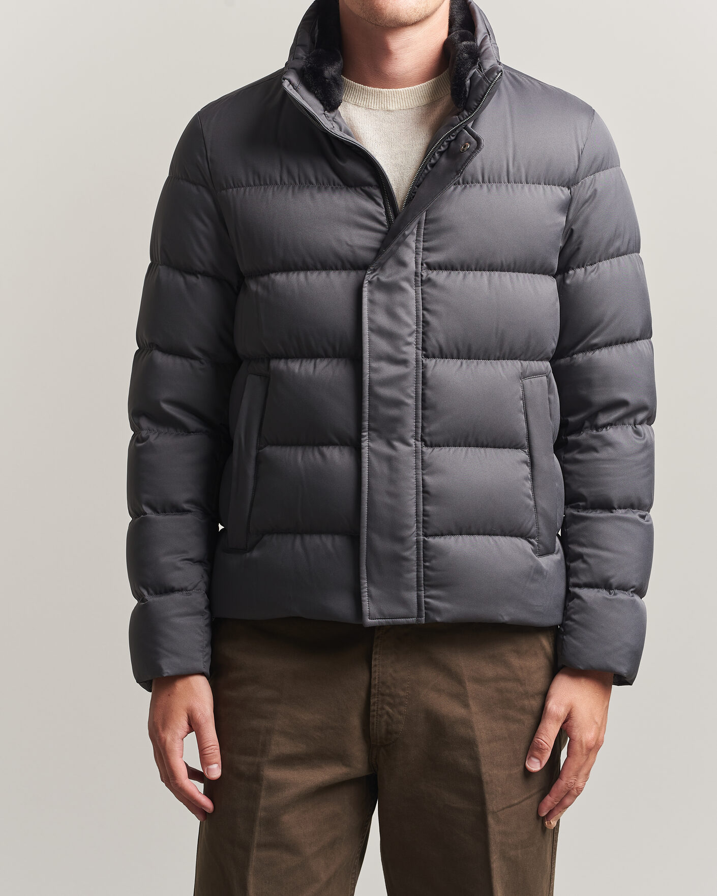 Herno Laminar Down Coat Navy at CareOfCarl.com