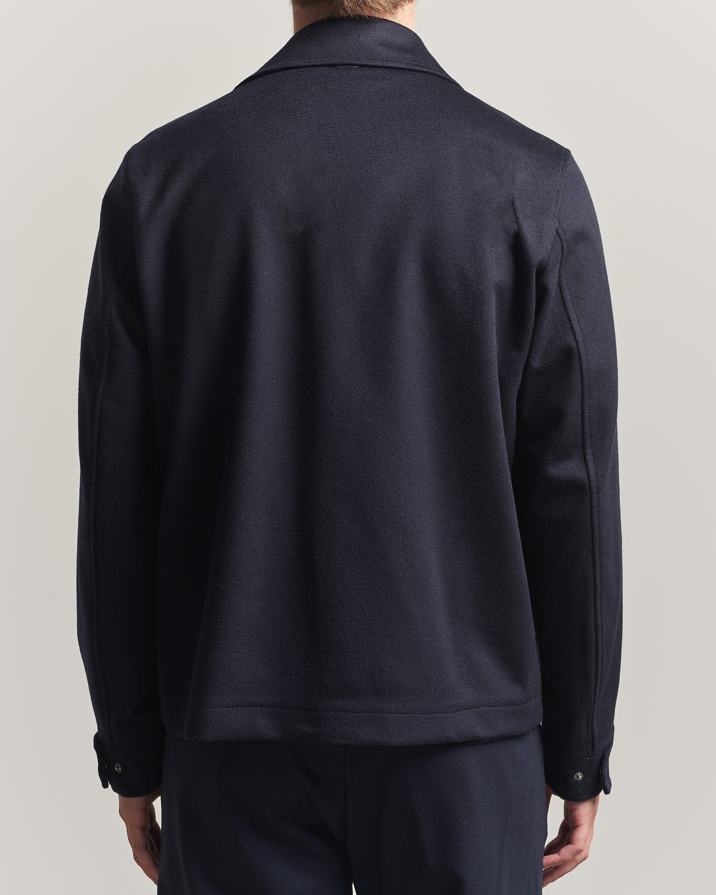 Men | Coats & Jackets | Herno | Cashmere Overshirt Navy