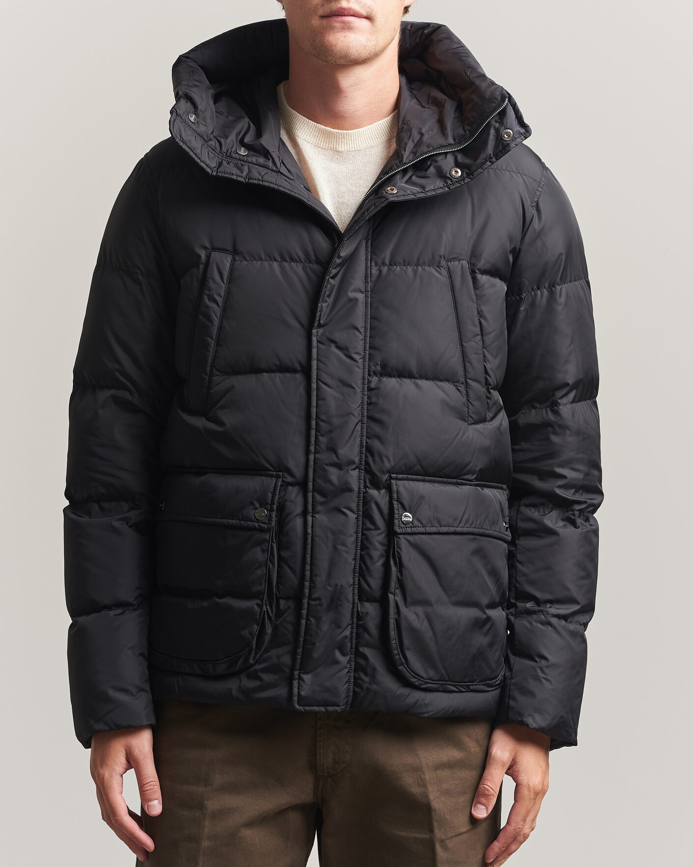 Men | Coats & Jackets | Herno | Chamonix Down Parka Black