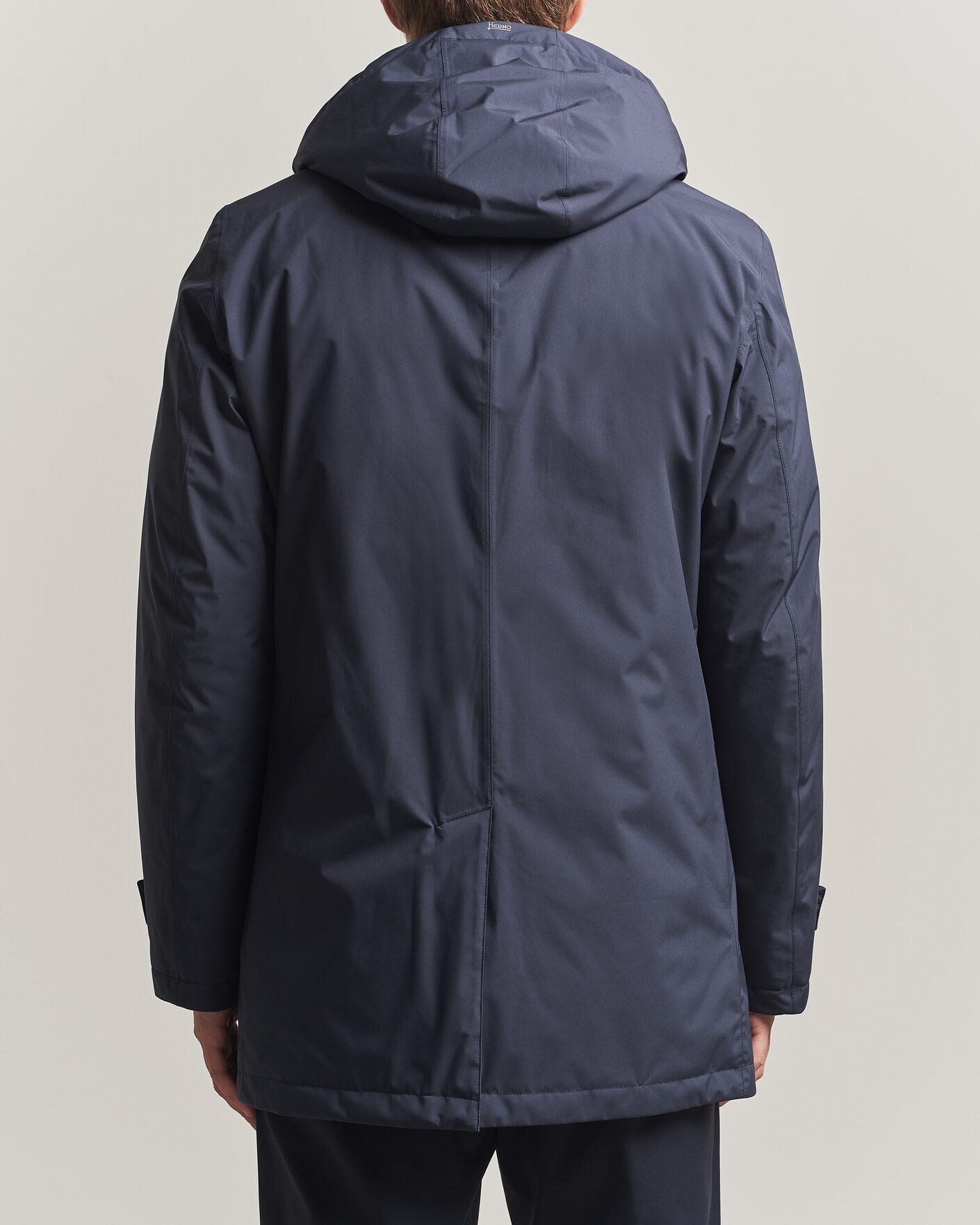 Men | Coats & Jackets | Herno | Waterproof Nylon Coat Navy
