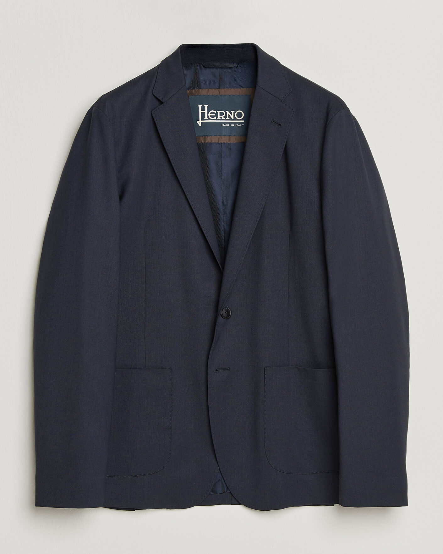 Men | Blazers | Herno | Wool Blazer Navy