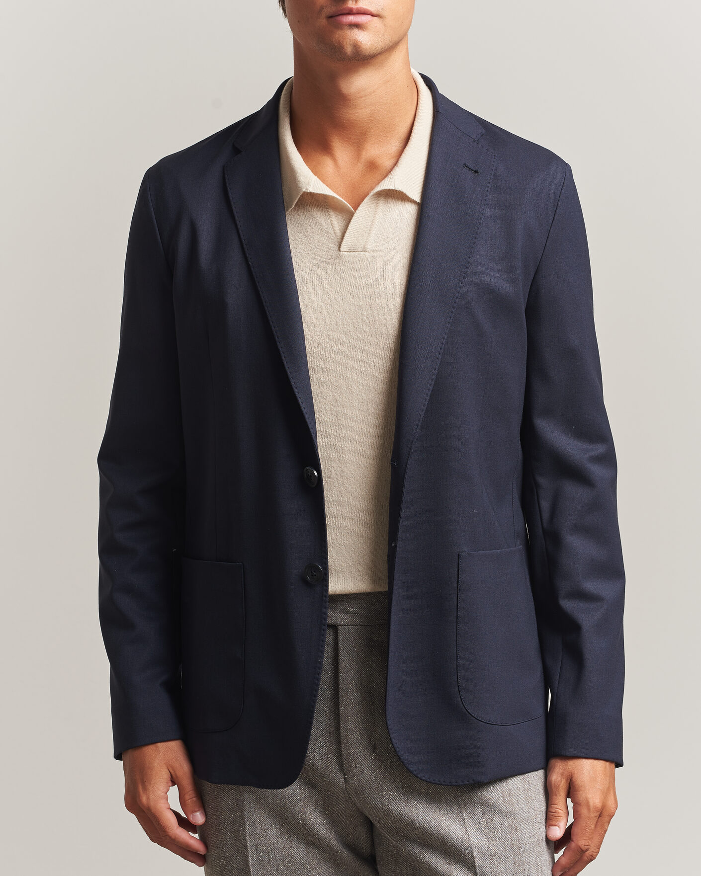 Men | Blazers | Herno | Wool Blazer Navy