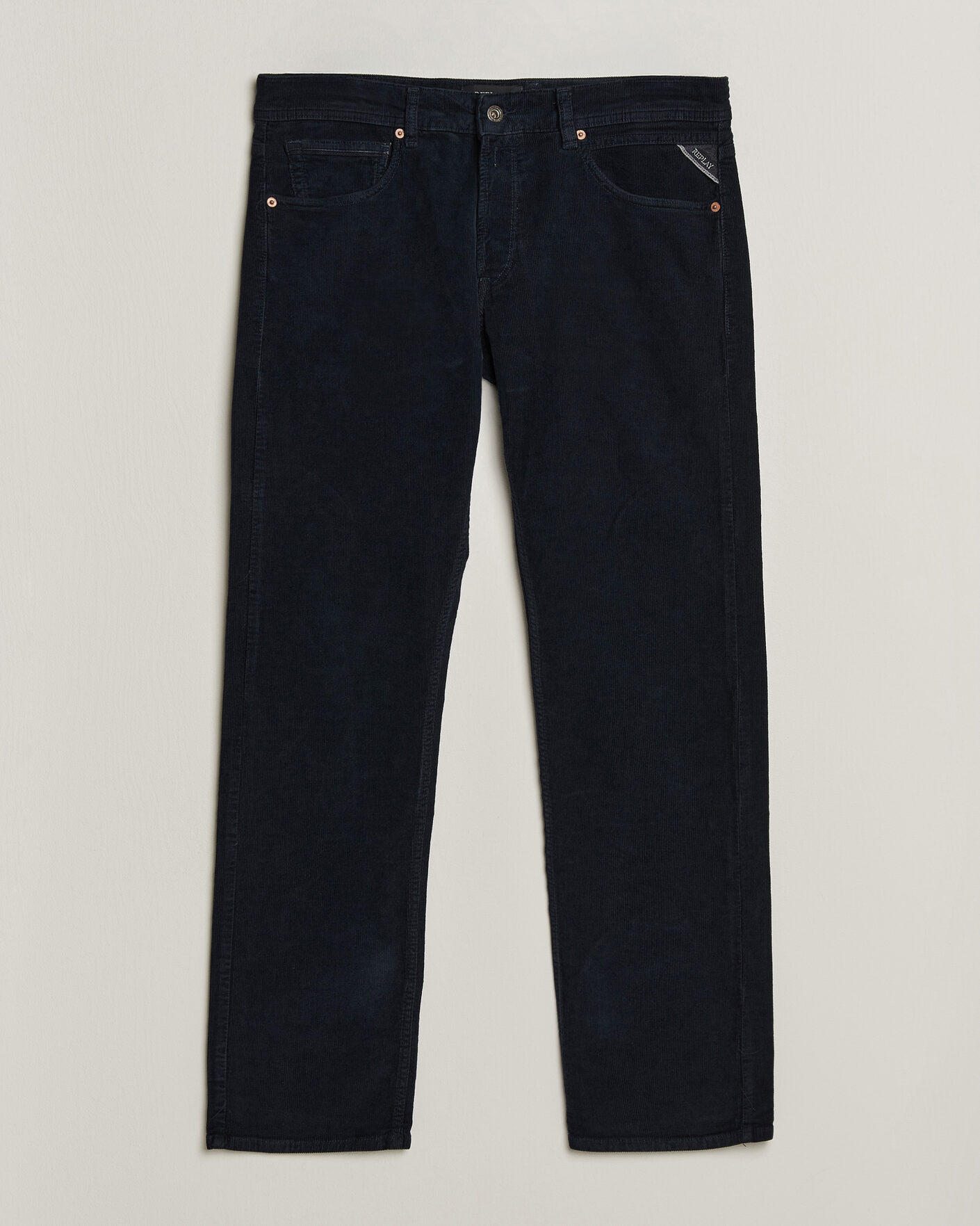 Men | Trousers | Replay | Grover Corduroy 5-Pocket Pants Navy