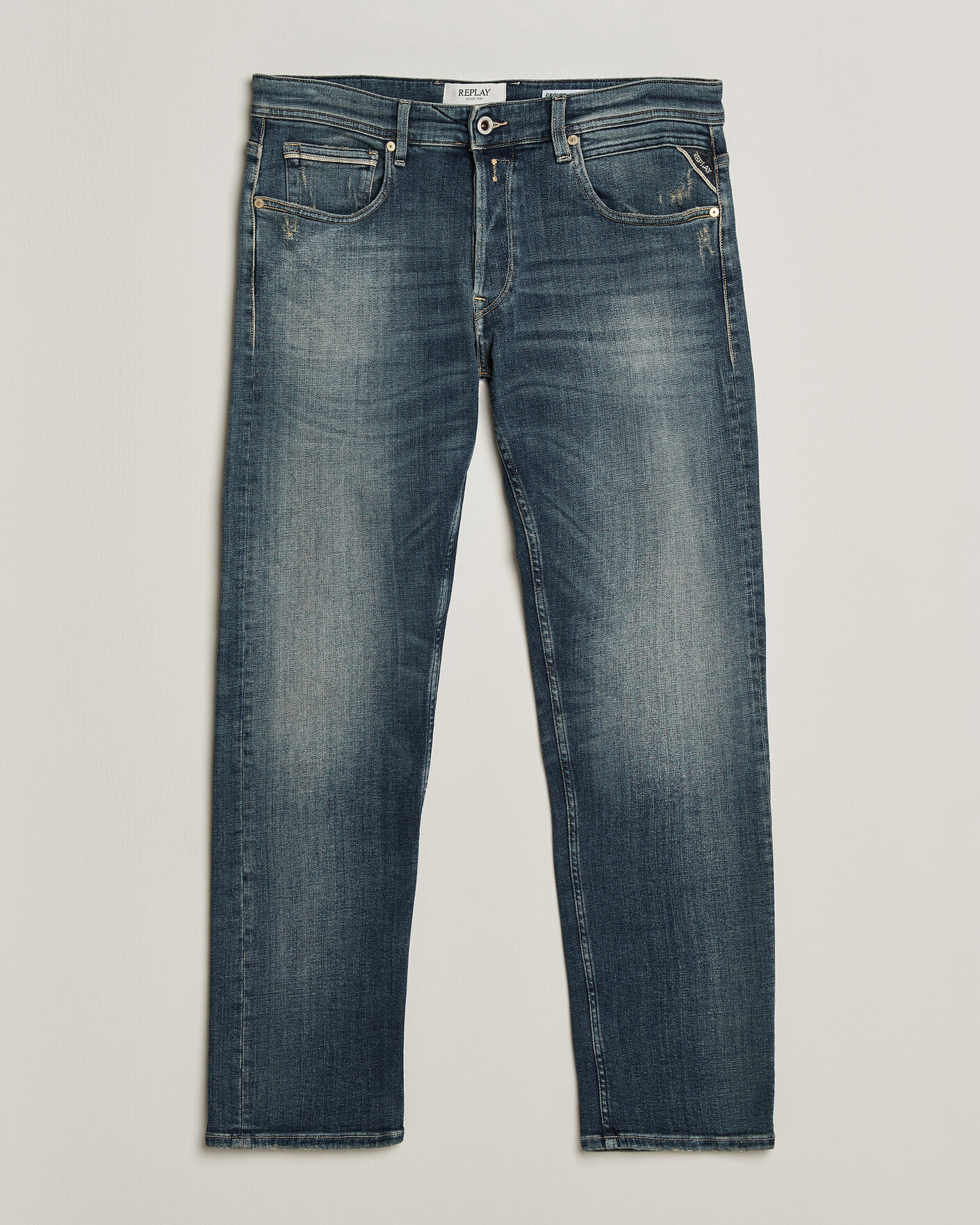 Men | Jeans | Replay | Grover 5 Years Wash Jeans Medium Blue