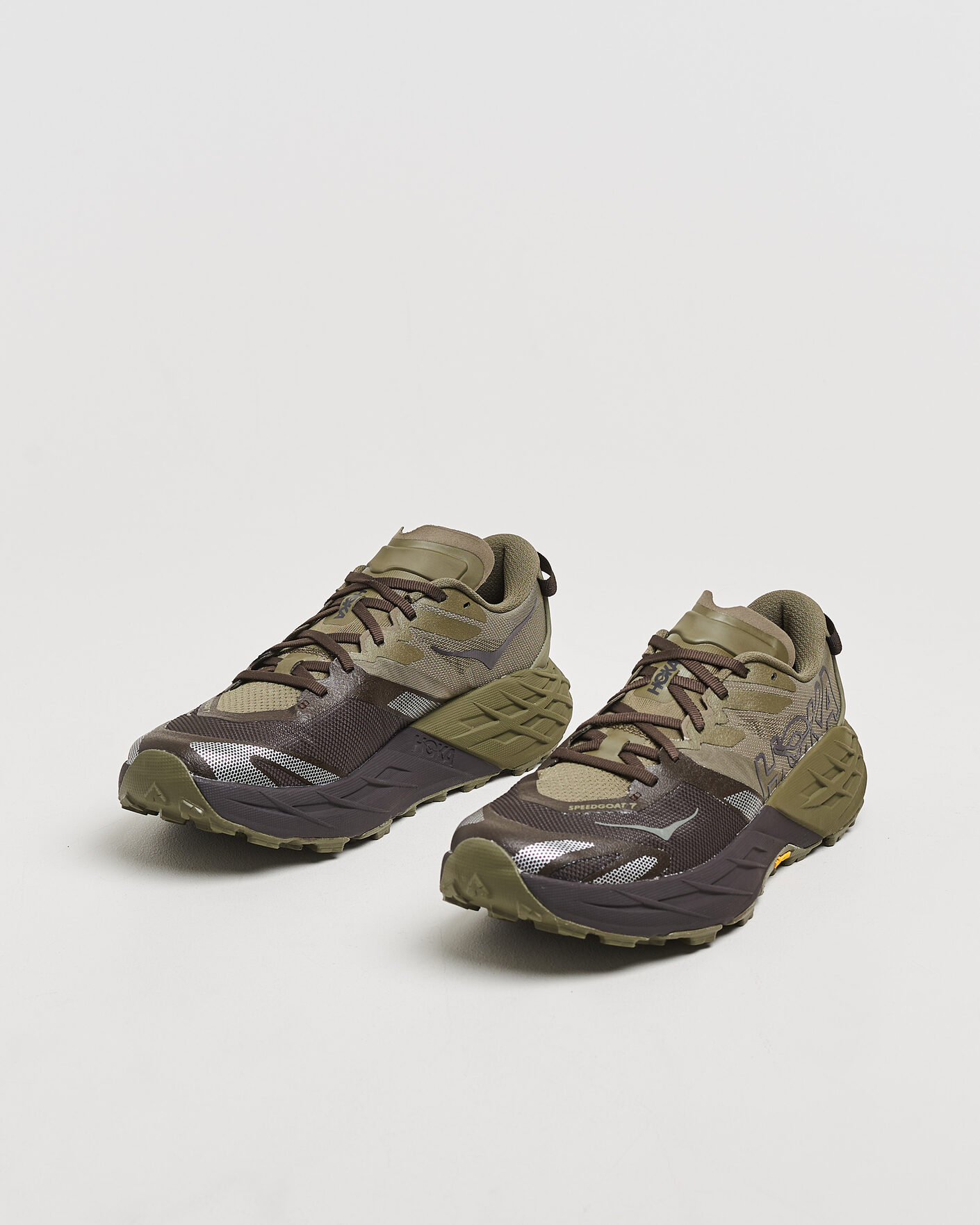Men | Hiking shoes | Hoka | Speedgoat 7 Antique Olive/Black