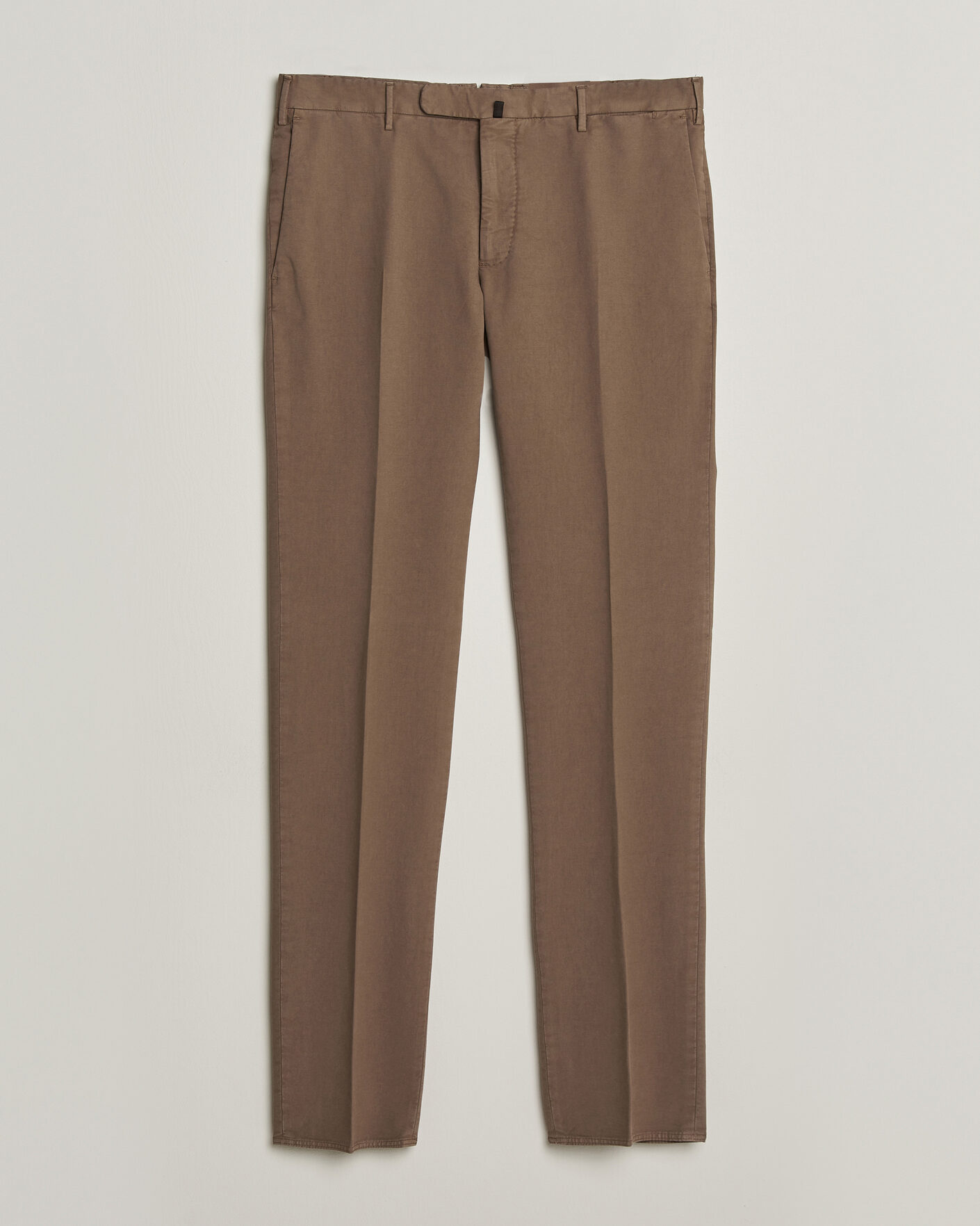 Men | Trousers | Incotex | Slim Fit Soft Cotton Stretch Chinos Taupe