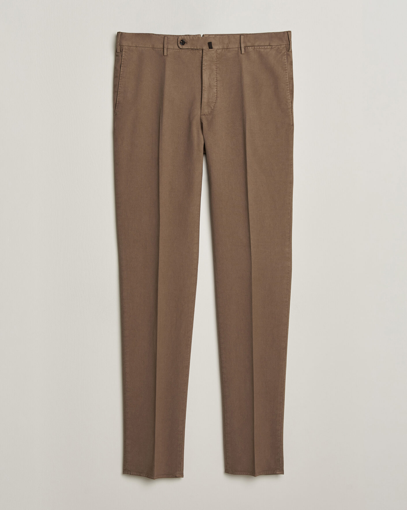 Men | Trousers | Incotex | Regular Fit Soft Cotton Stretch Chinos Taupe