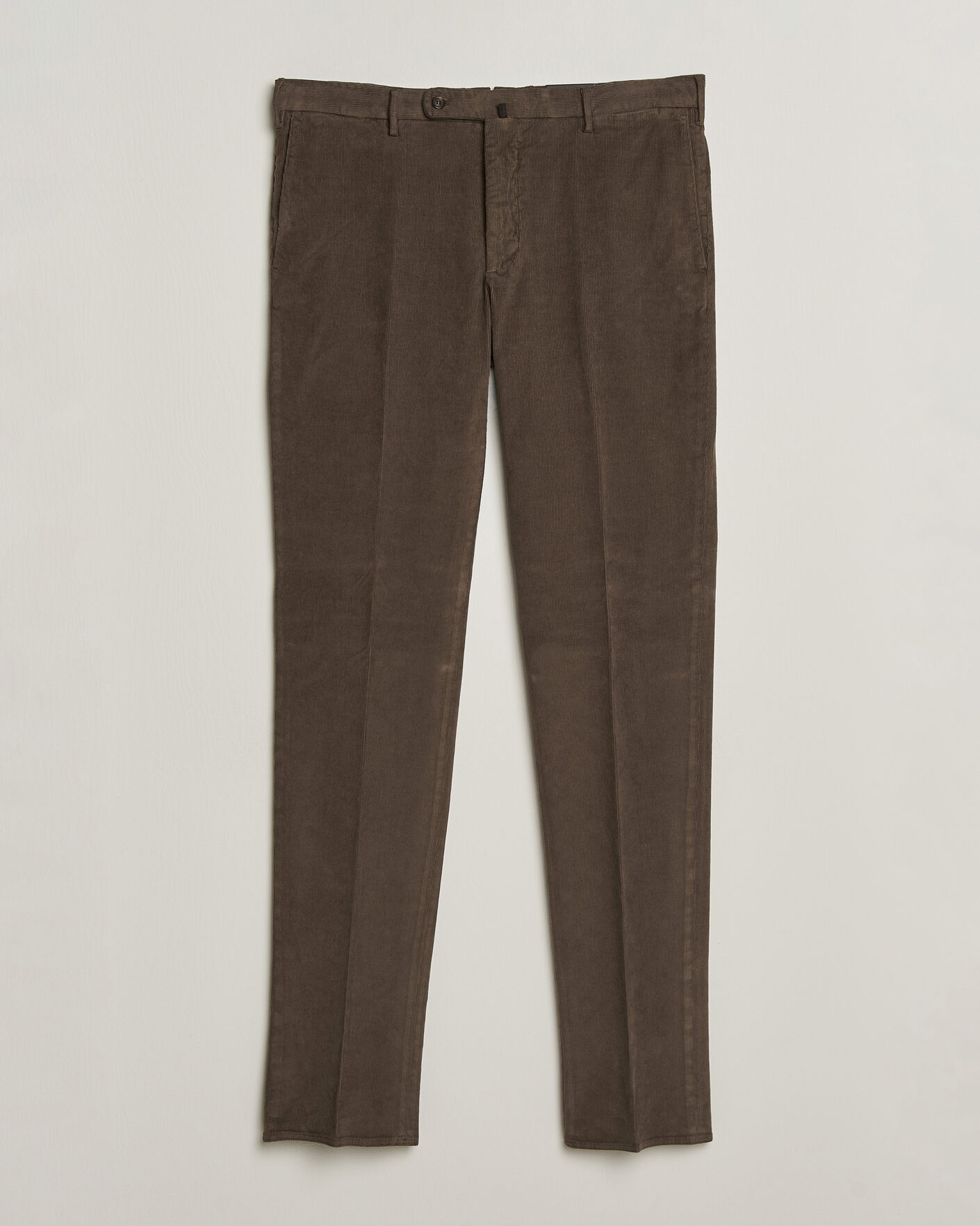 Men | Trousers | Incotex | Regular Fit Baby Corduroy Trousers Taupe